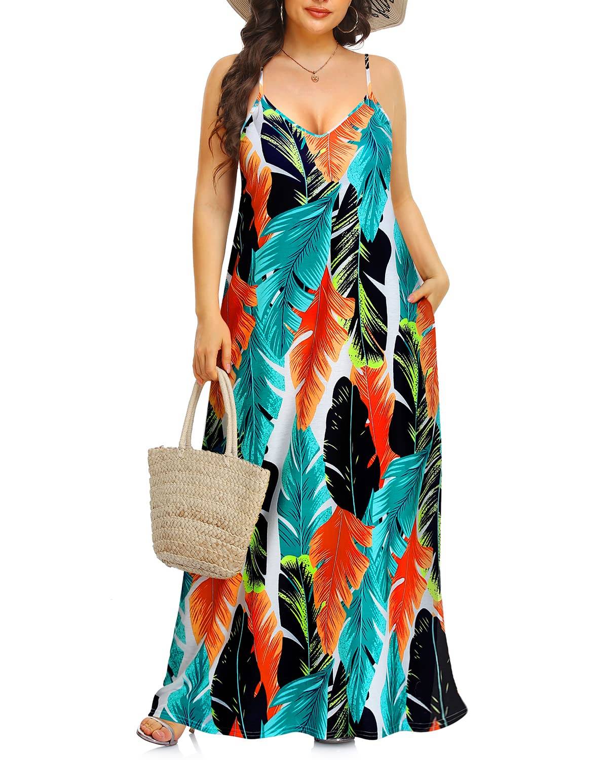 Fashion Women's Summer Maxi Dress Plus Size