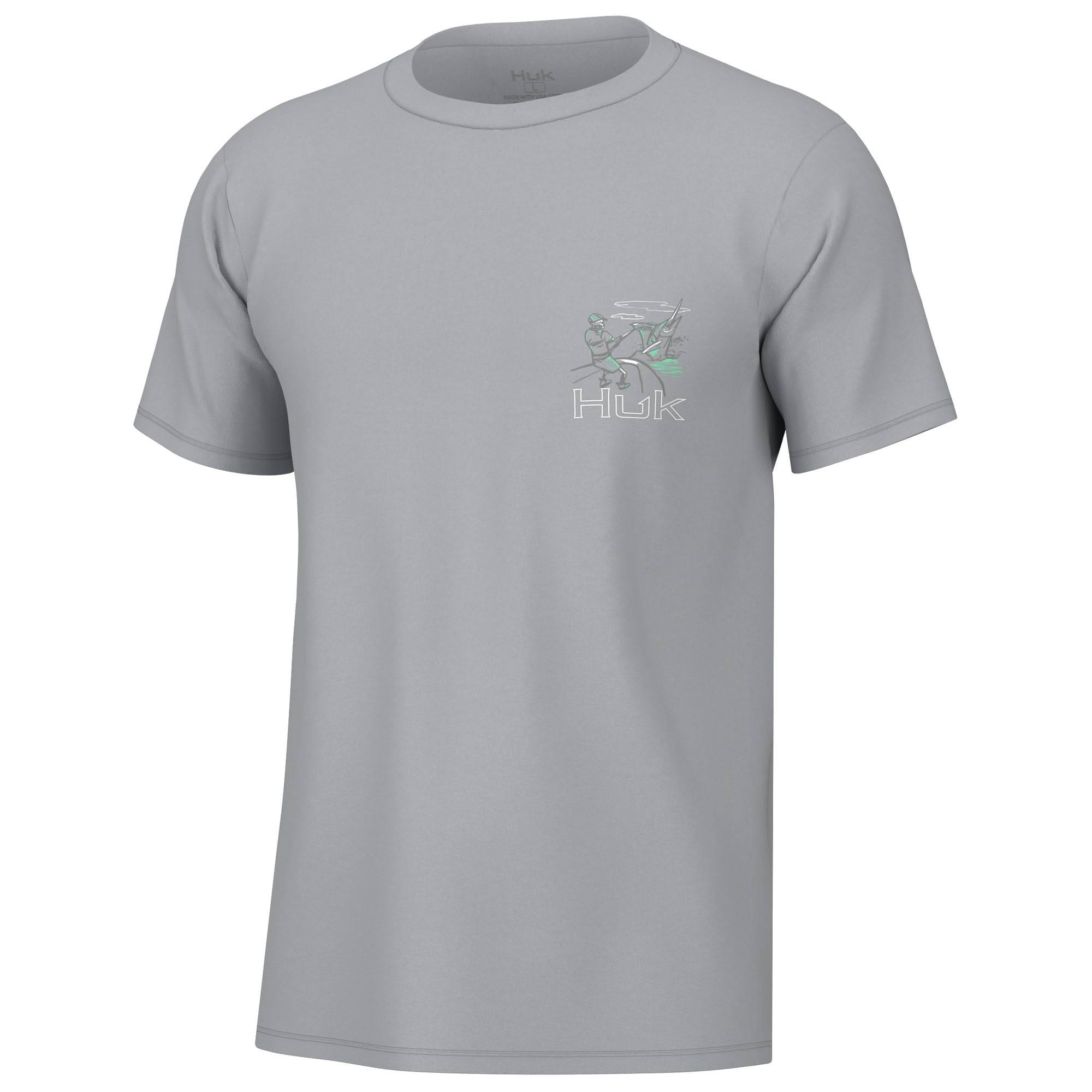 Men's Fishing Graphic Tee, Performance Short Sleeve, Quick-dry