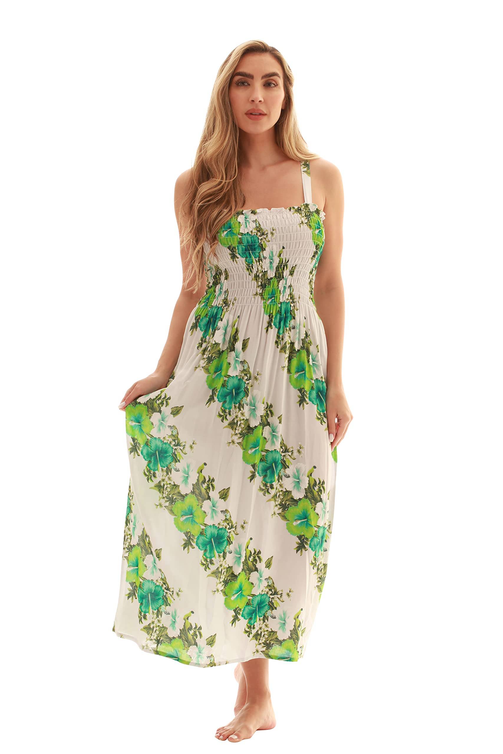 Women Floral Print Sundress Cover Up Summer Dress