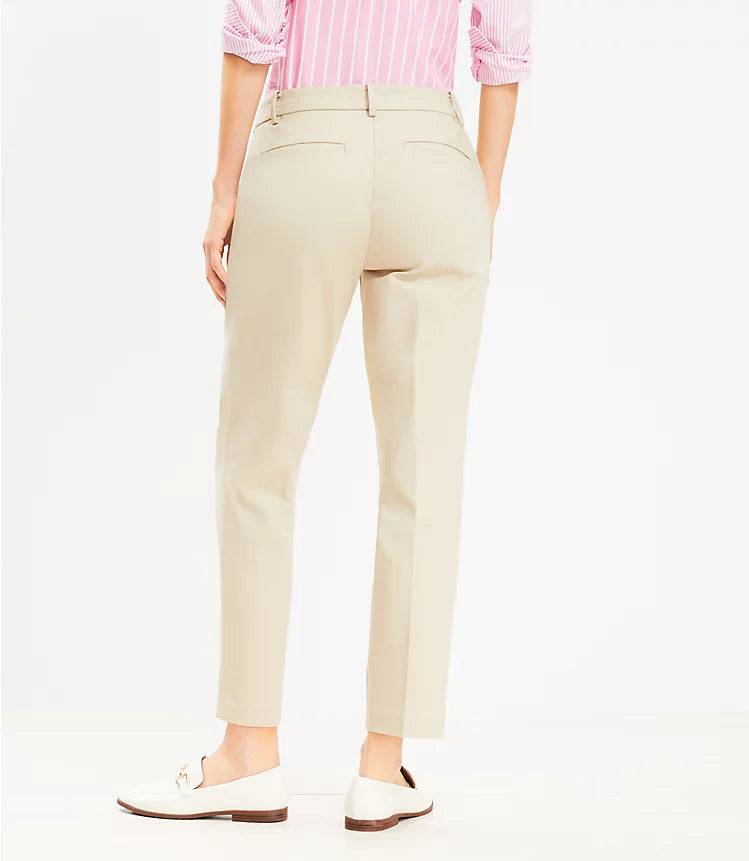 Curvy Riviera Silm Pants in Doubleweave