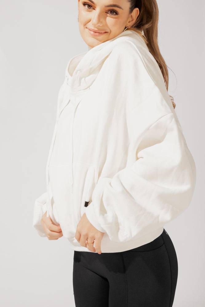 Pullover Cloud Hoodie - White