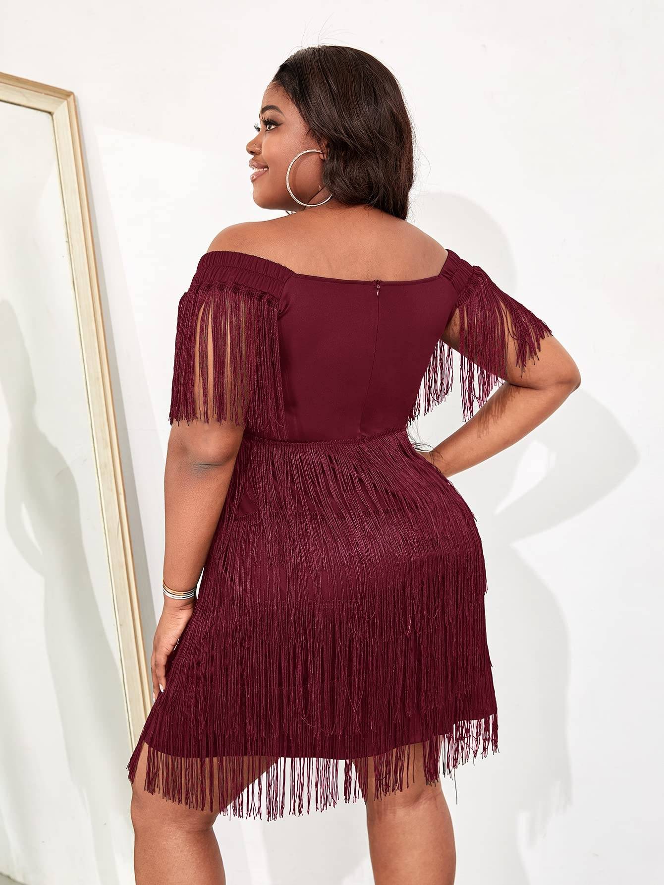 Women's Plus Size High Rise Party Dress