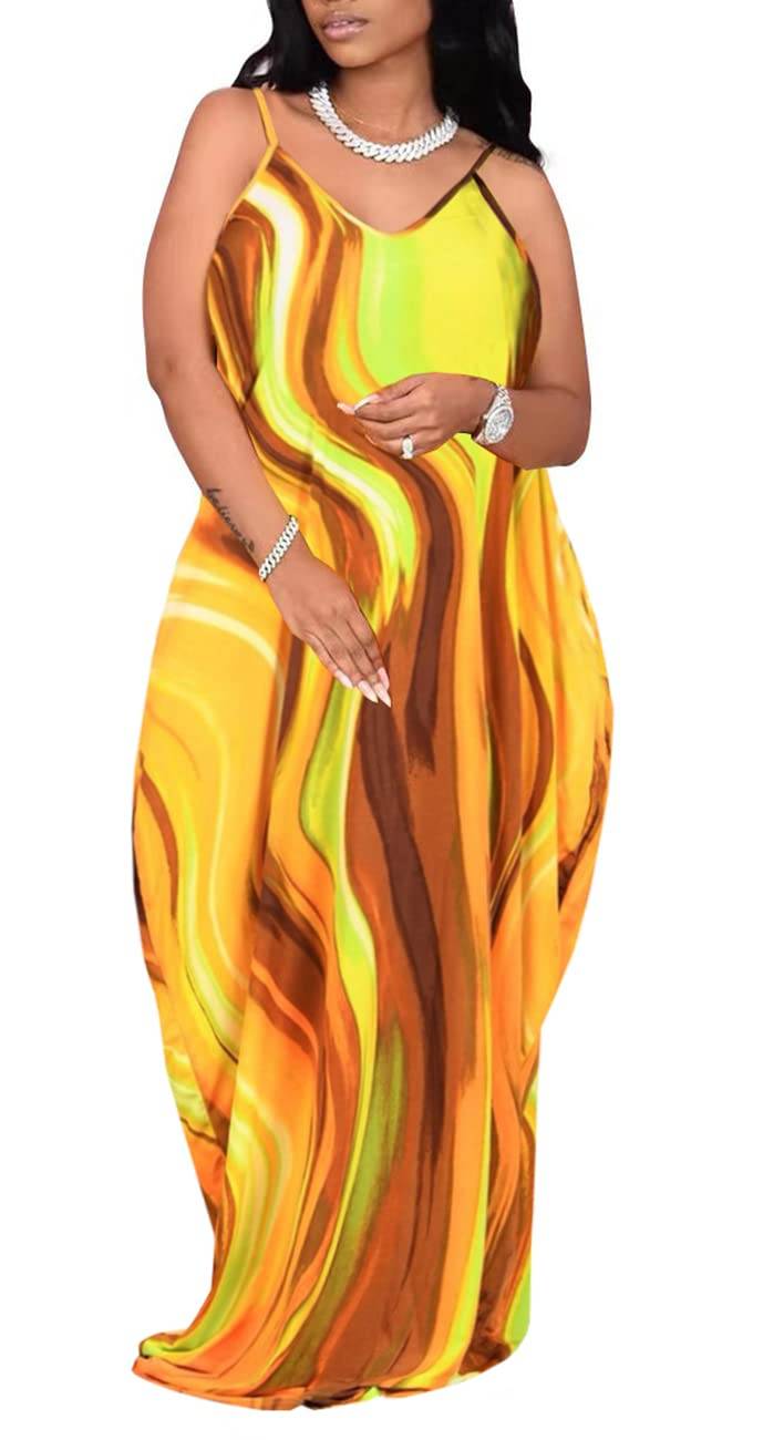 Summer Maxi Dresses for Women Plus Size Sundresses