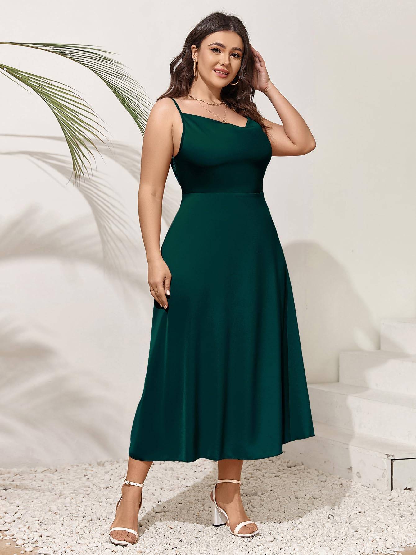 Women Plus Size Dress Party A-Line Maxi Dresses