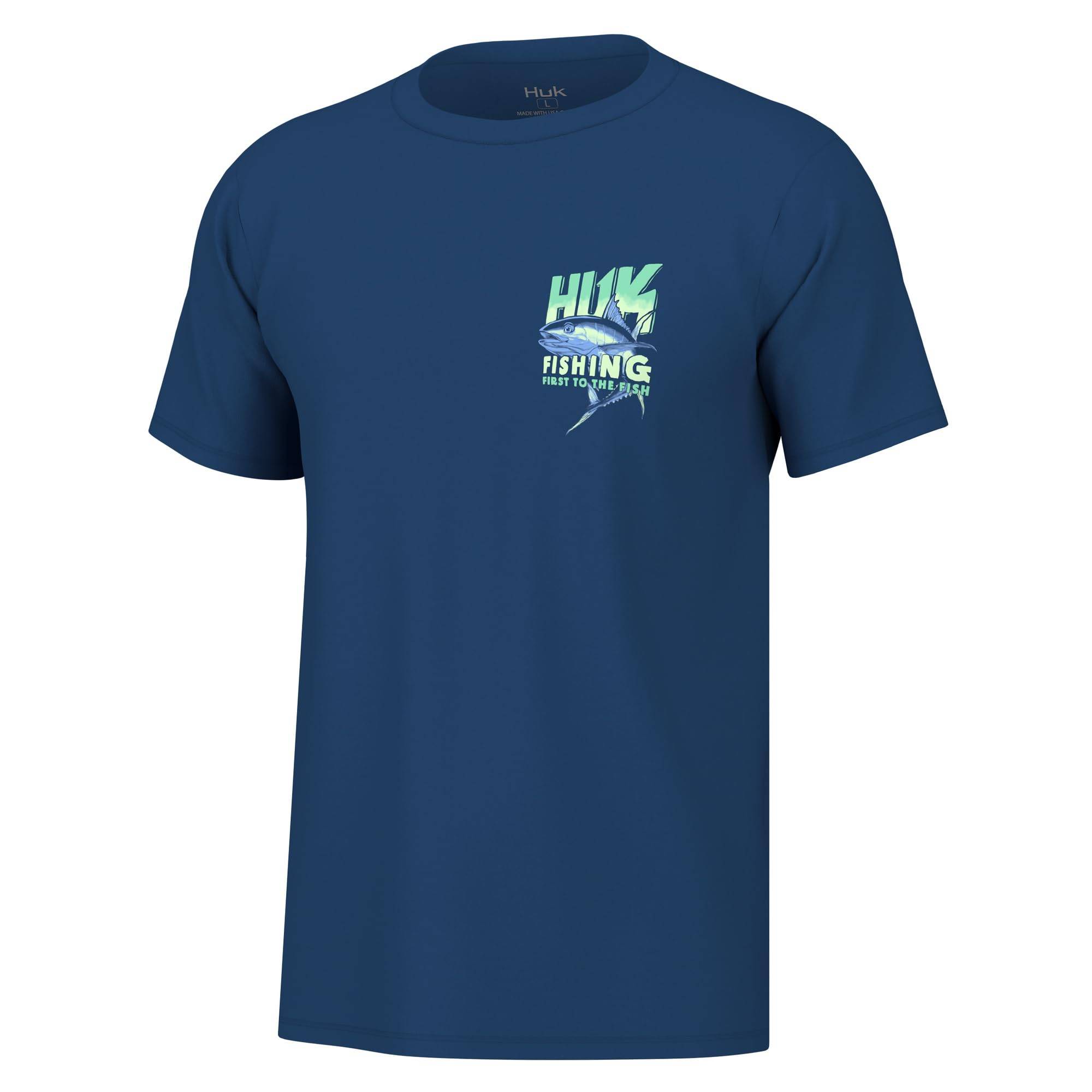 Men's Fishing Graphic Tee, Performance Short Sleeve, Quick-dry