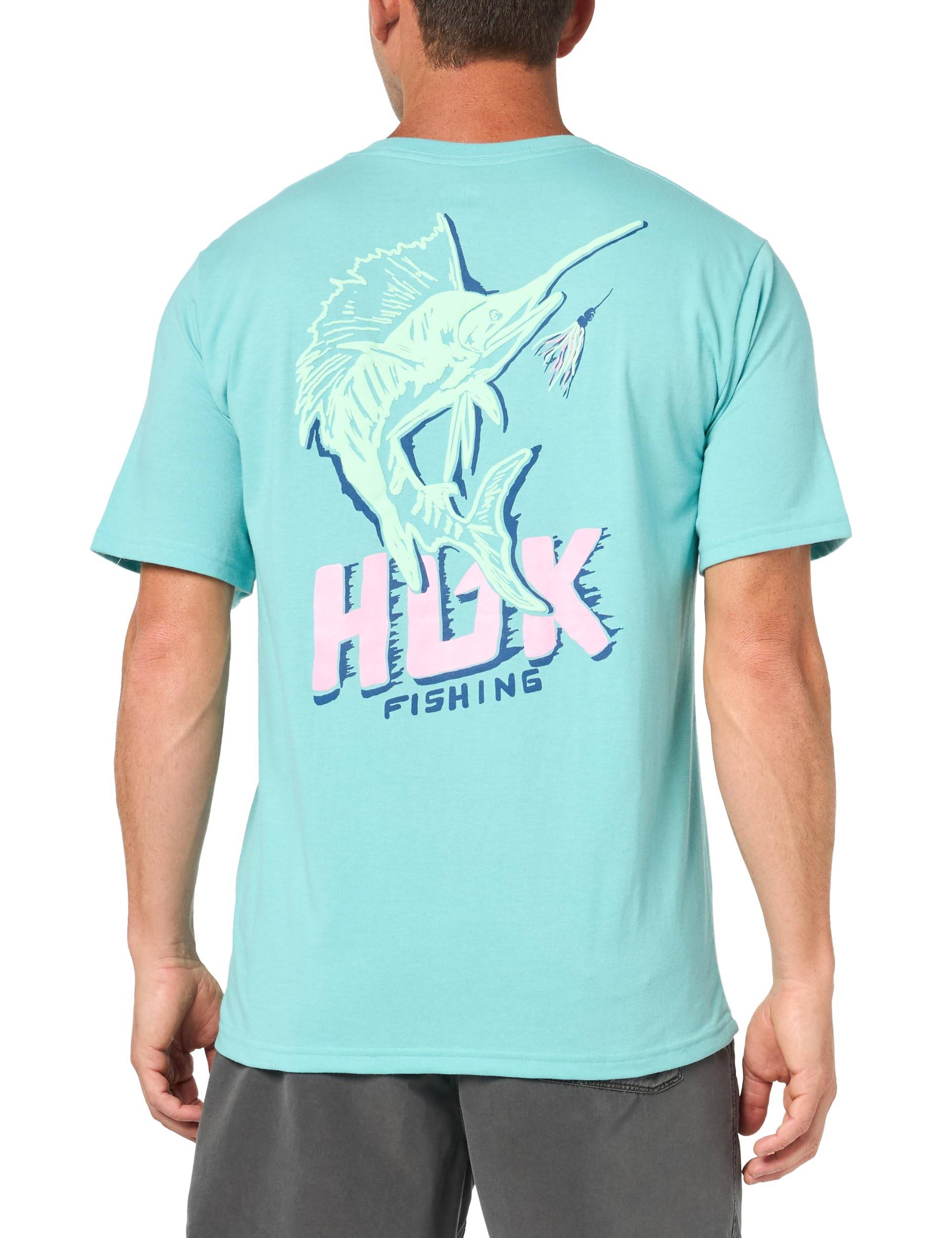 Men's Fishing Graphic Tee, Performance Short Sleeve, Quick-dry