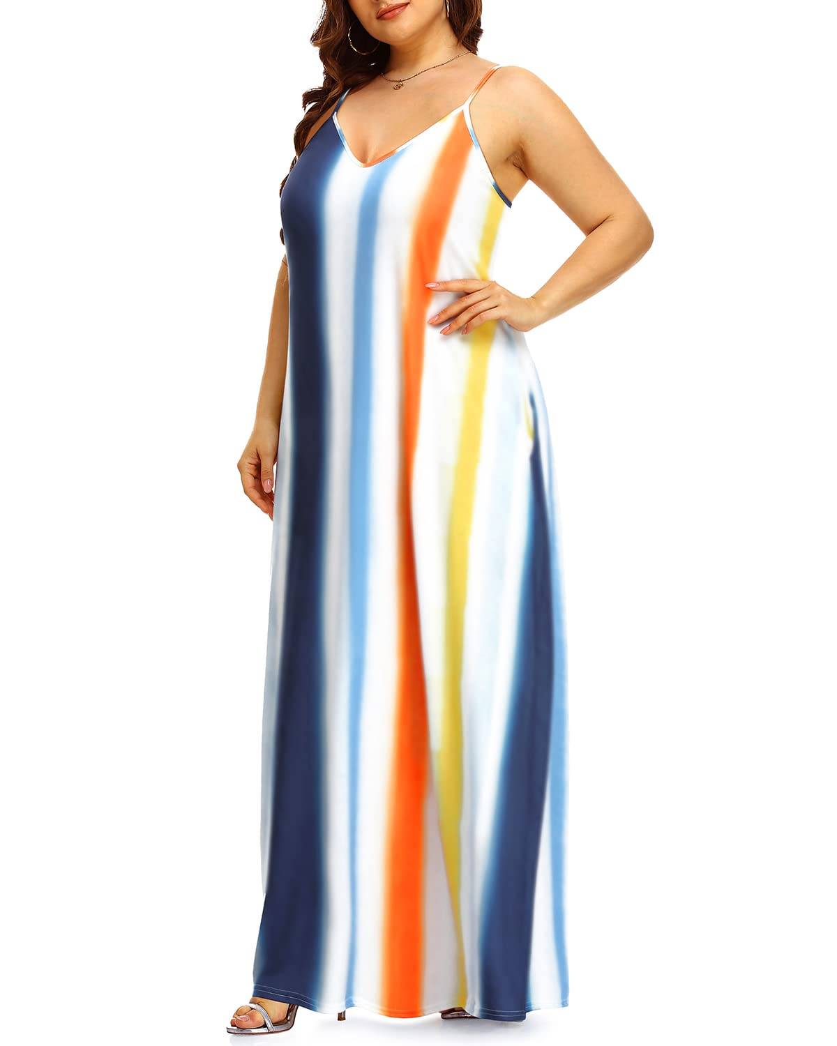 Fashion Women's Summer Maxi Dress Plus Size