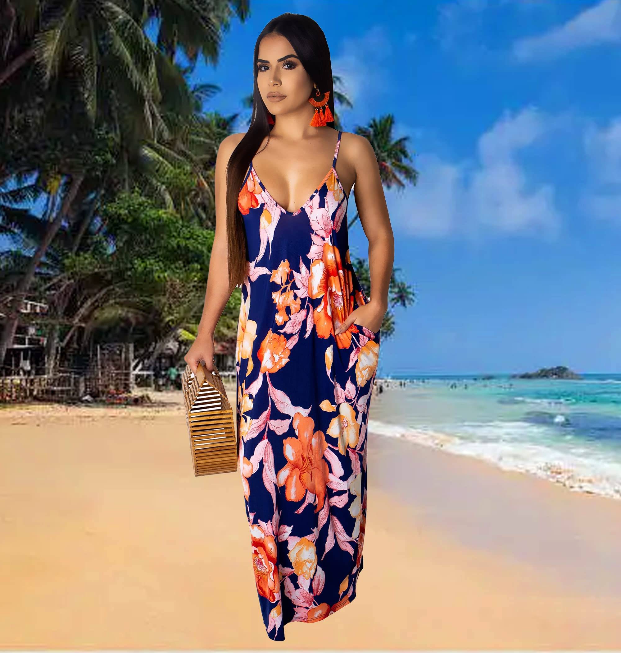 Summer Maxi Dresses for Women Plus Size Sundresses