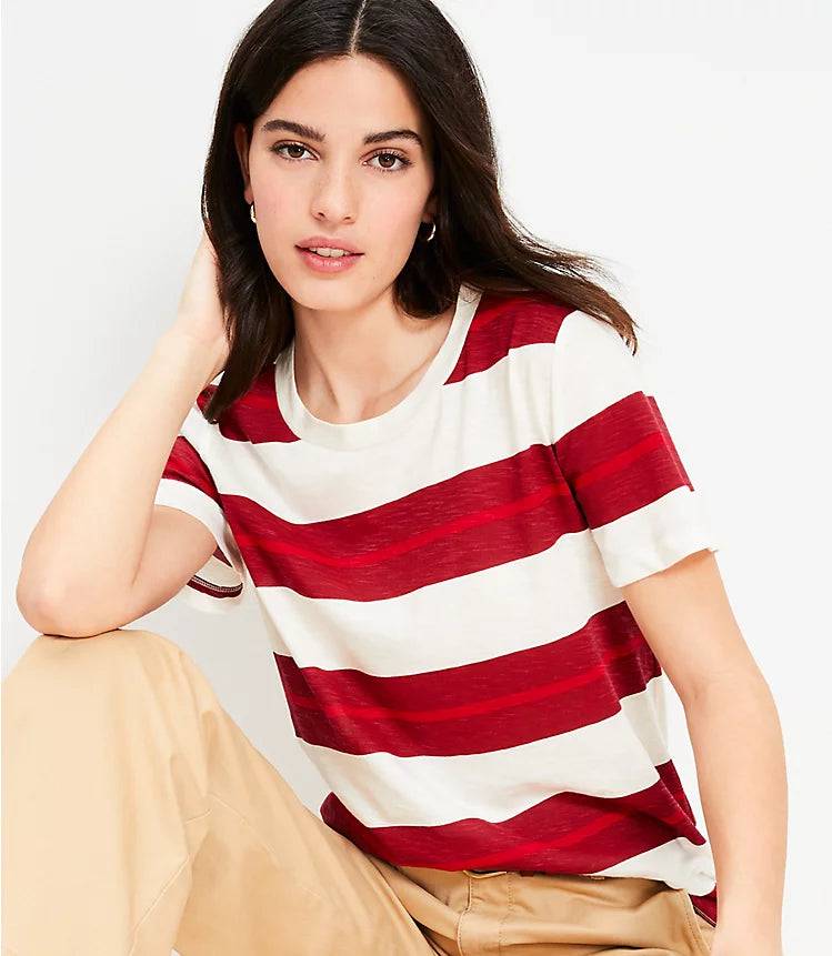 Striped Everyday Crew Tee