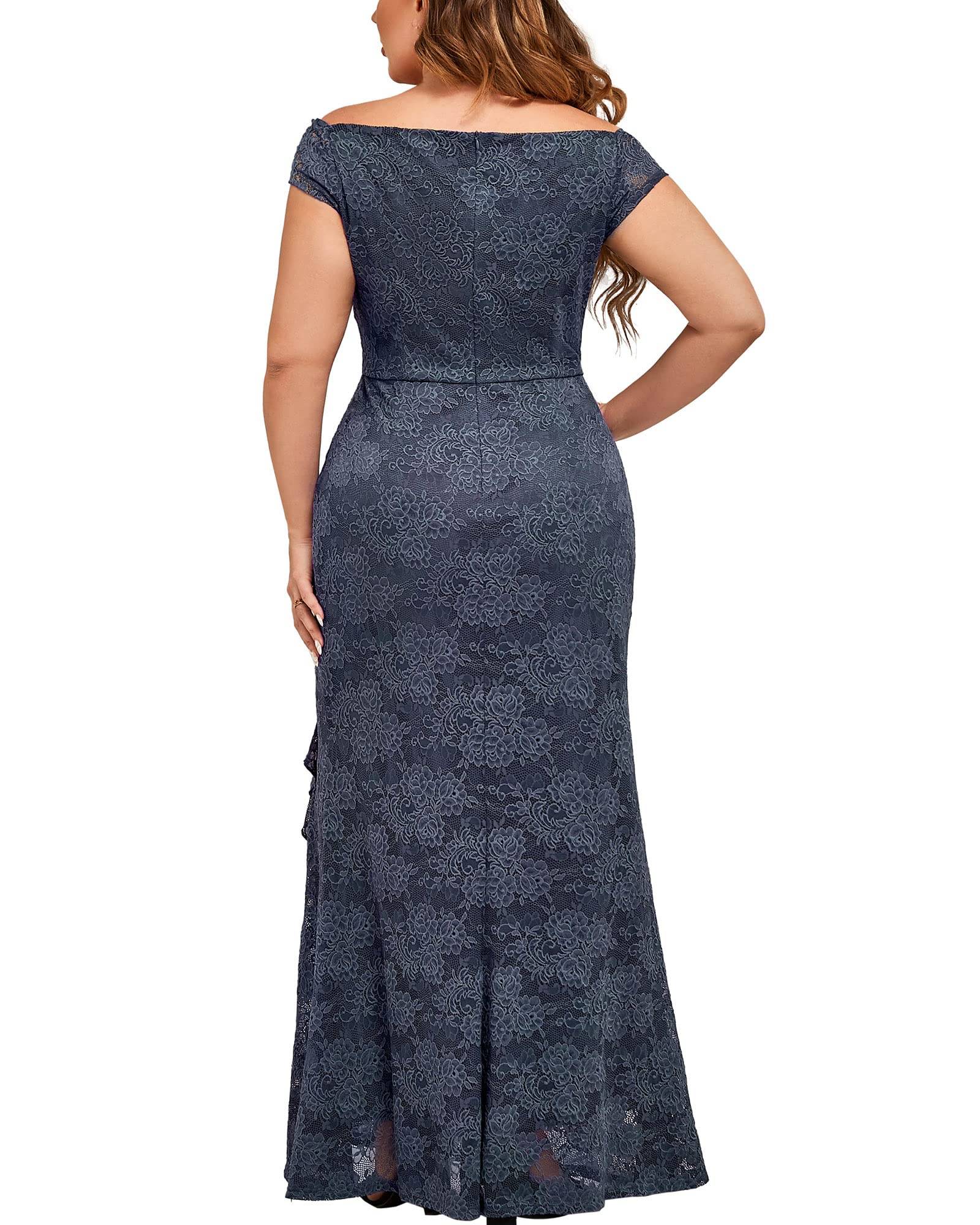 Women's Plus Size Floral Party Maxi Dress