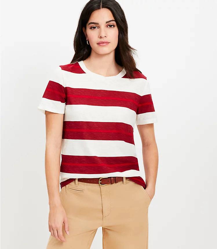 Striped Everyday Crew Tee