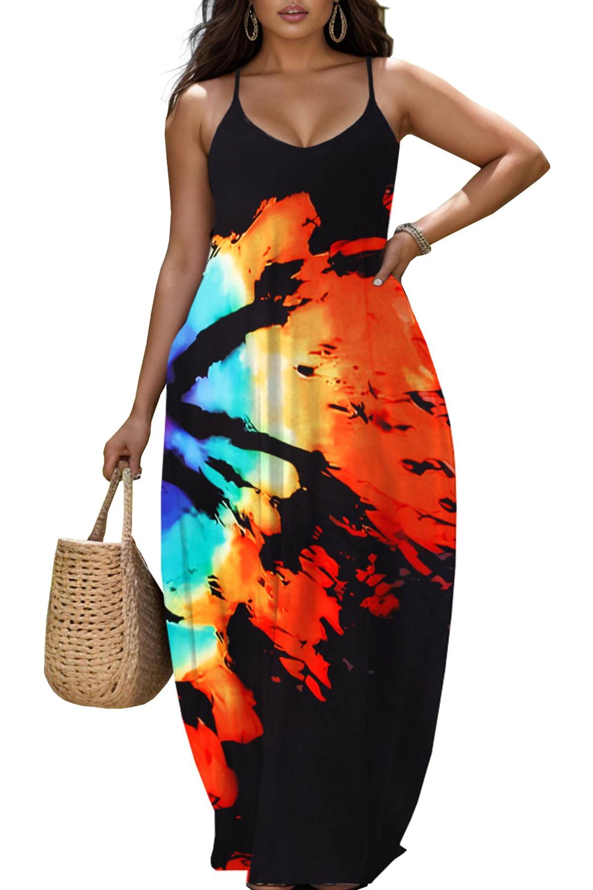 Women's Plus Size Dresses Beach Boho Sundress