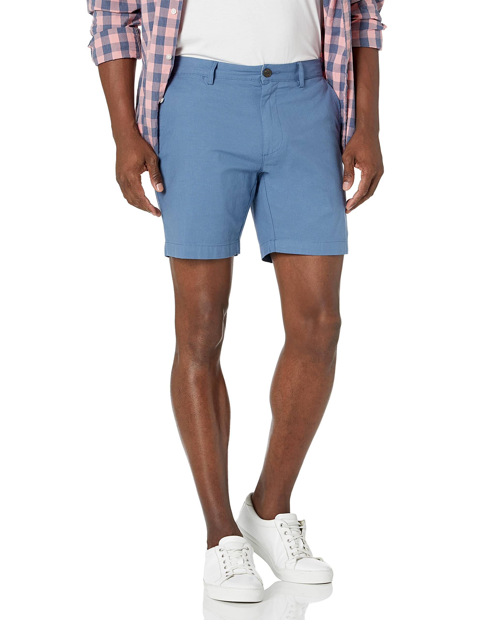 Men's Slim-Fit 7" Lightweight Comfort Stretch Oxford Shorts (Previously Goodthreads)