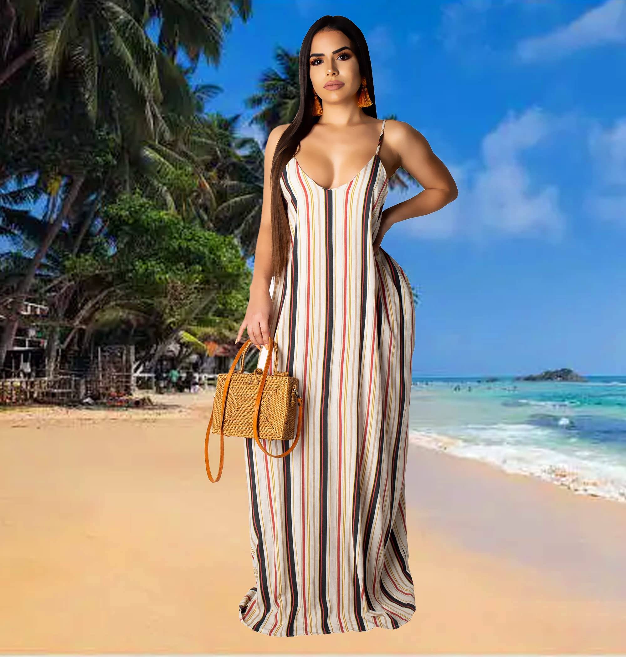 Summer Maxi Dresses for Women Plus Size Sundresses