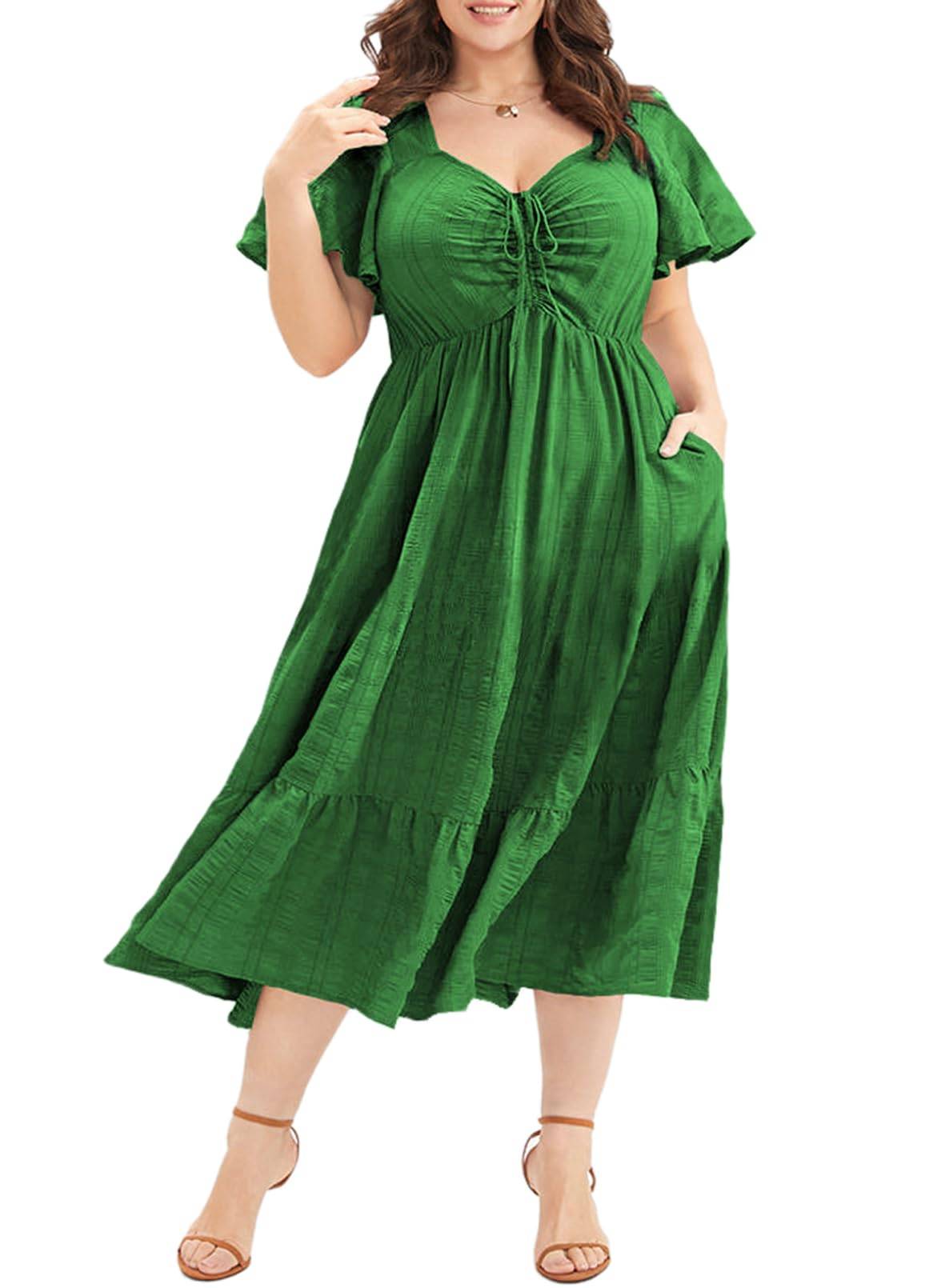 Womens Plus Size Dress Maxi Long Dresses