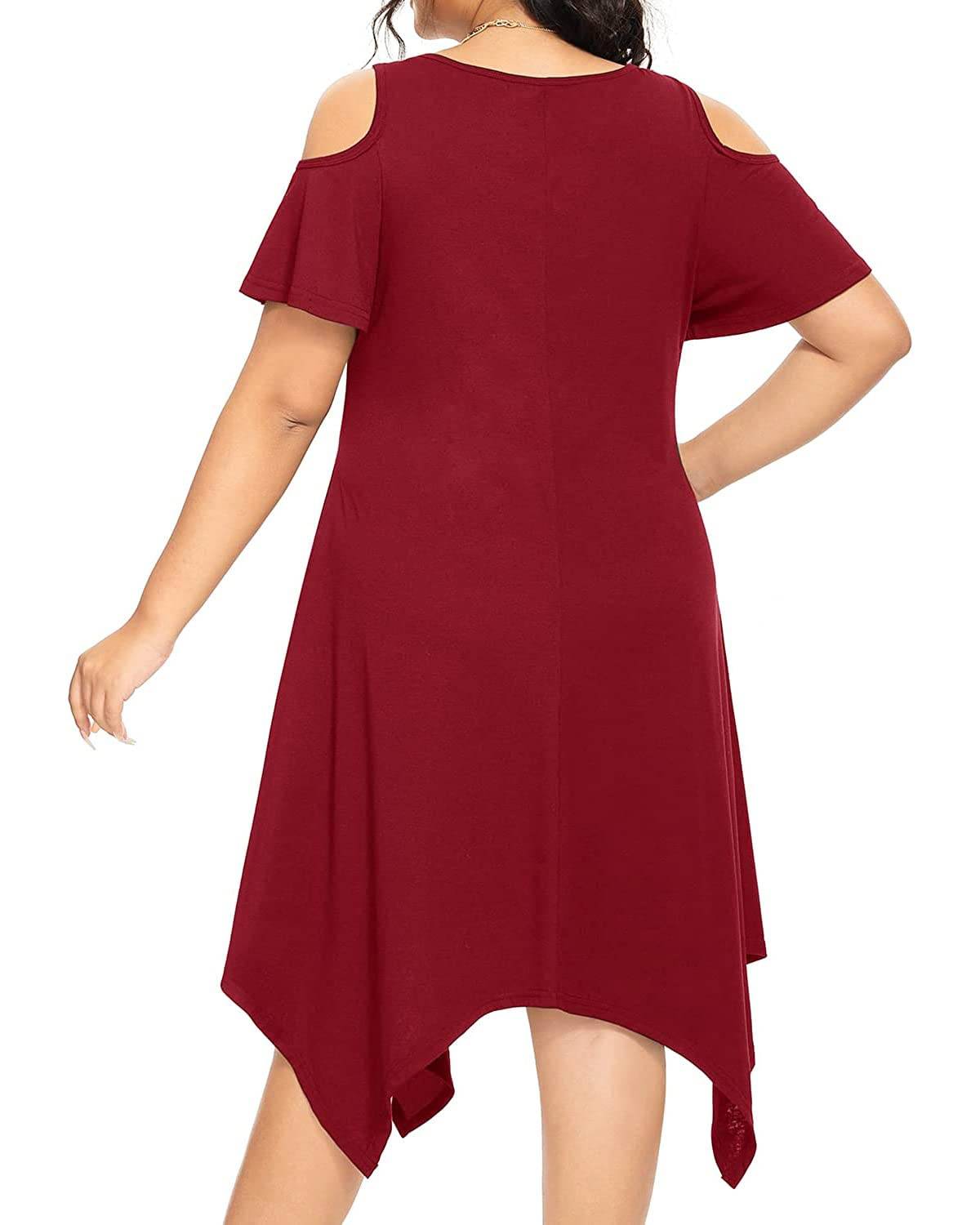 Women's Plus Size Sundress Dress with Pockets