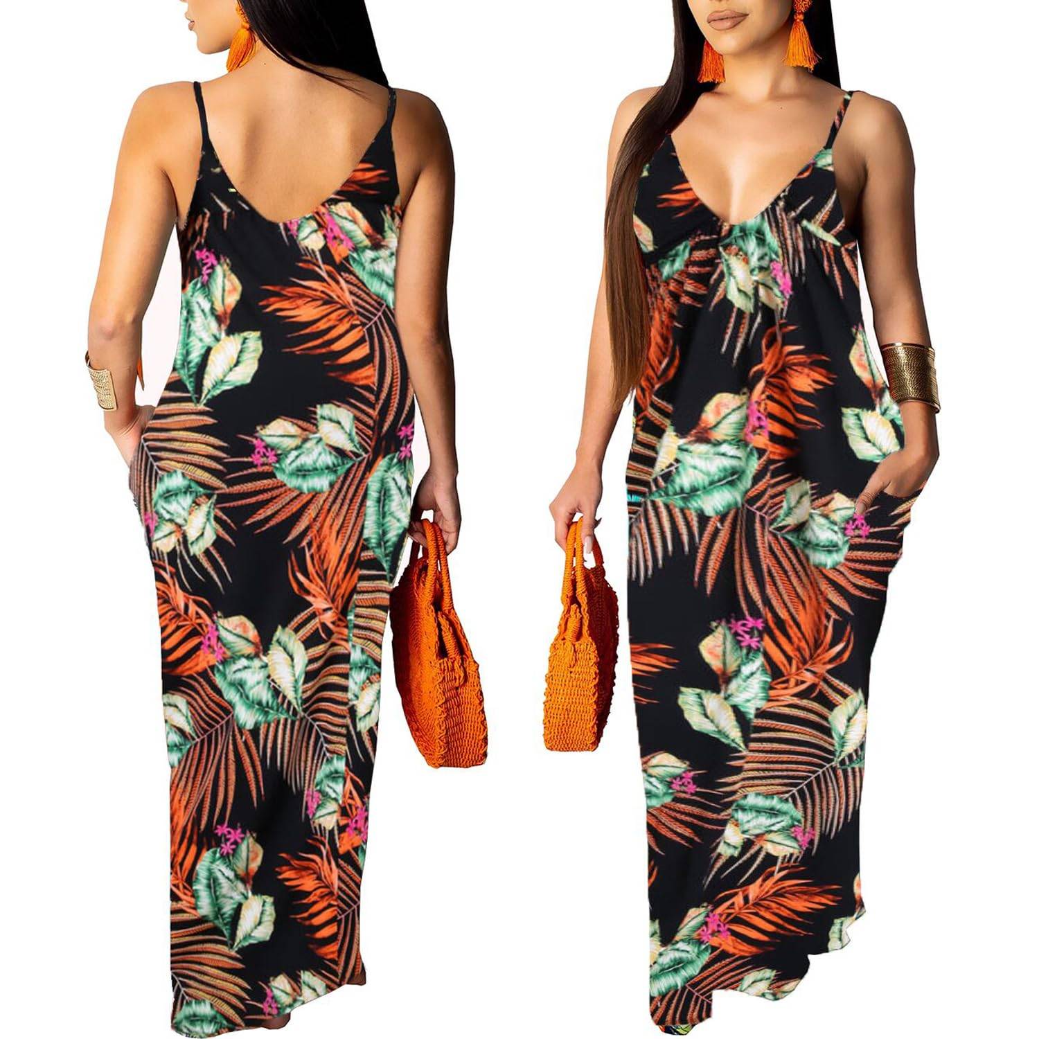 Summer Maxi Dresses for Women Plus Size Sundresses