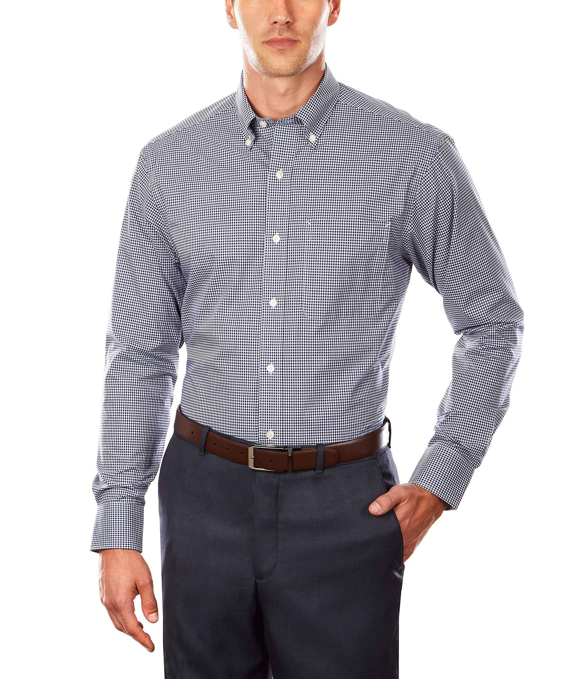 Men's Dress Shirt Regular Fit Non Iron