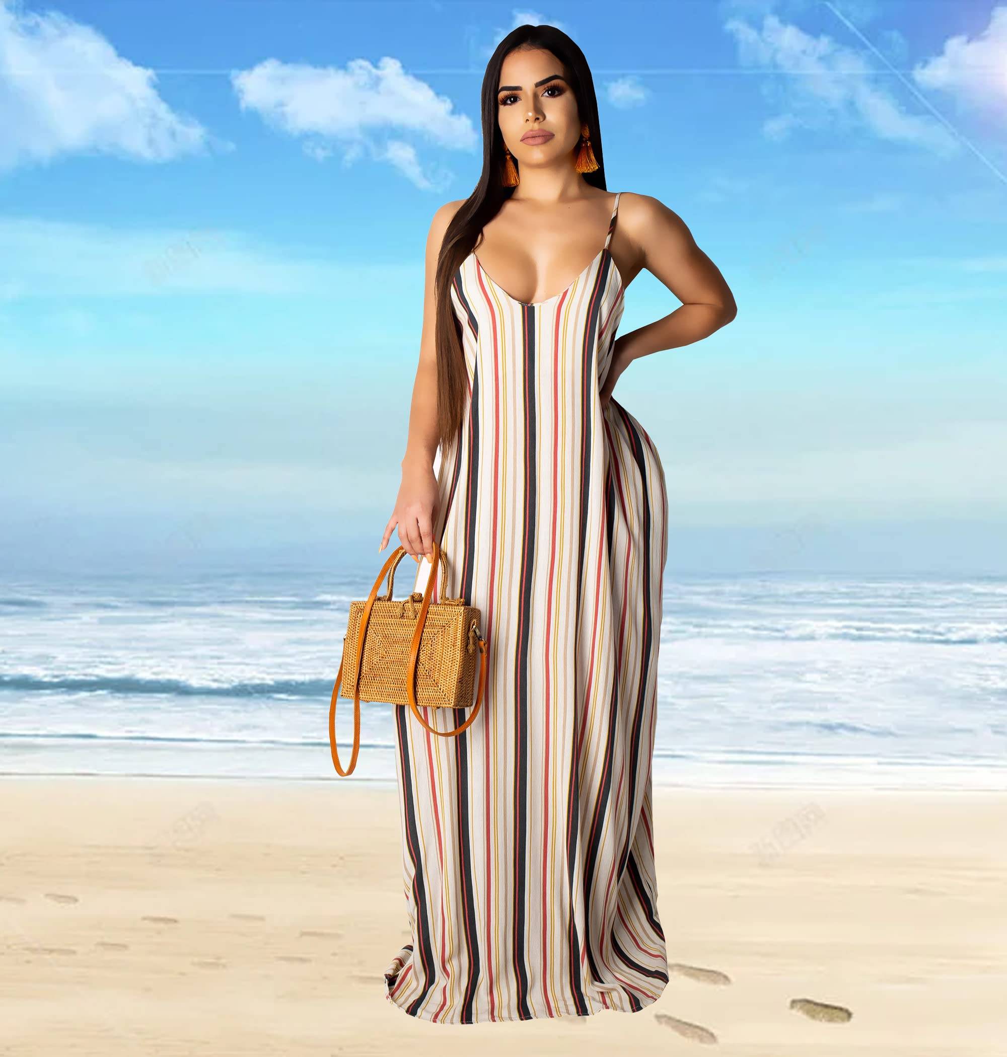 Summer Maxi Dresses for Women Plus Size Sundresses