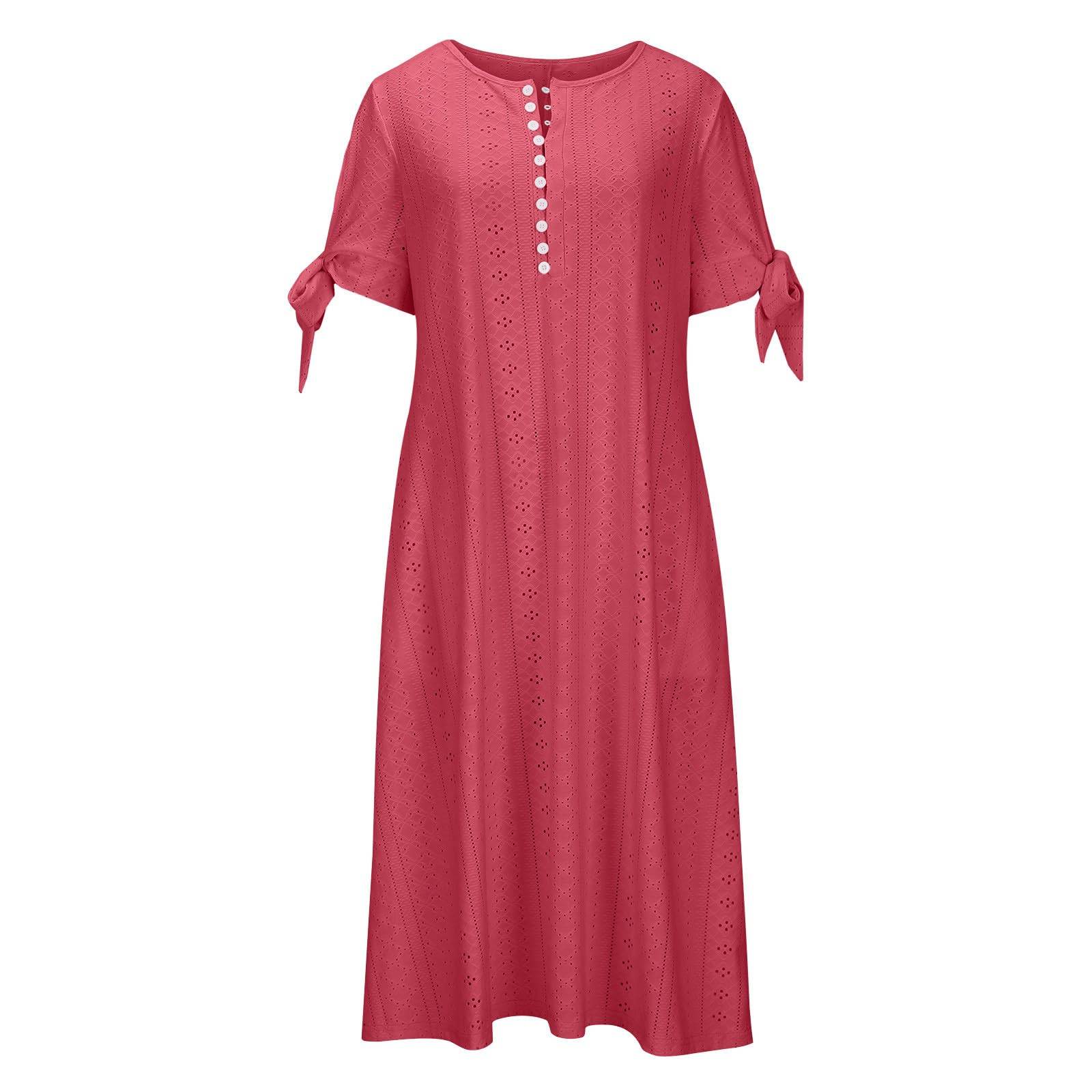 Womens Maxi Long Dress Boho V Neck Pockets Dresses