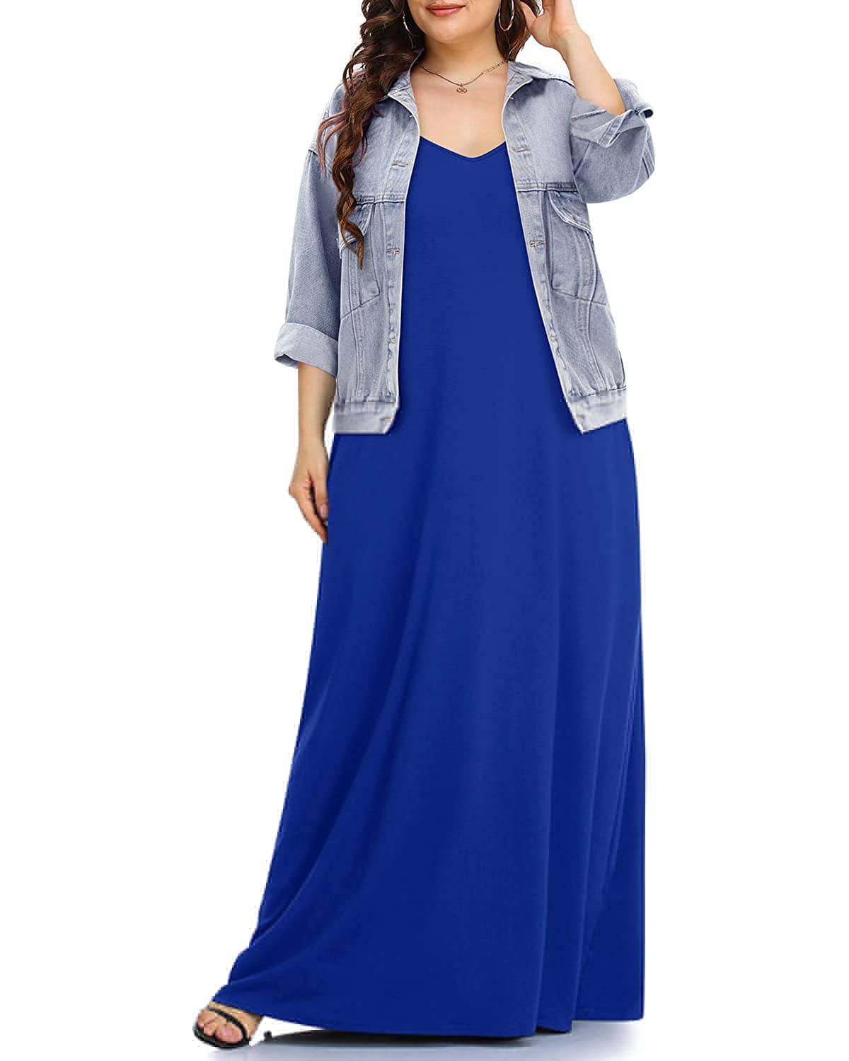 Fashion Women's Summer Maxi Dress Plus Size