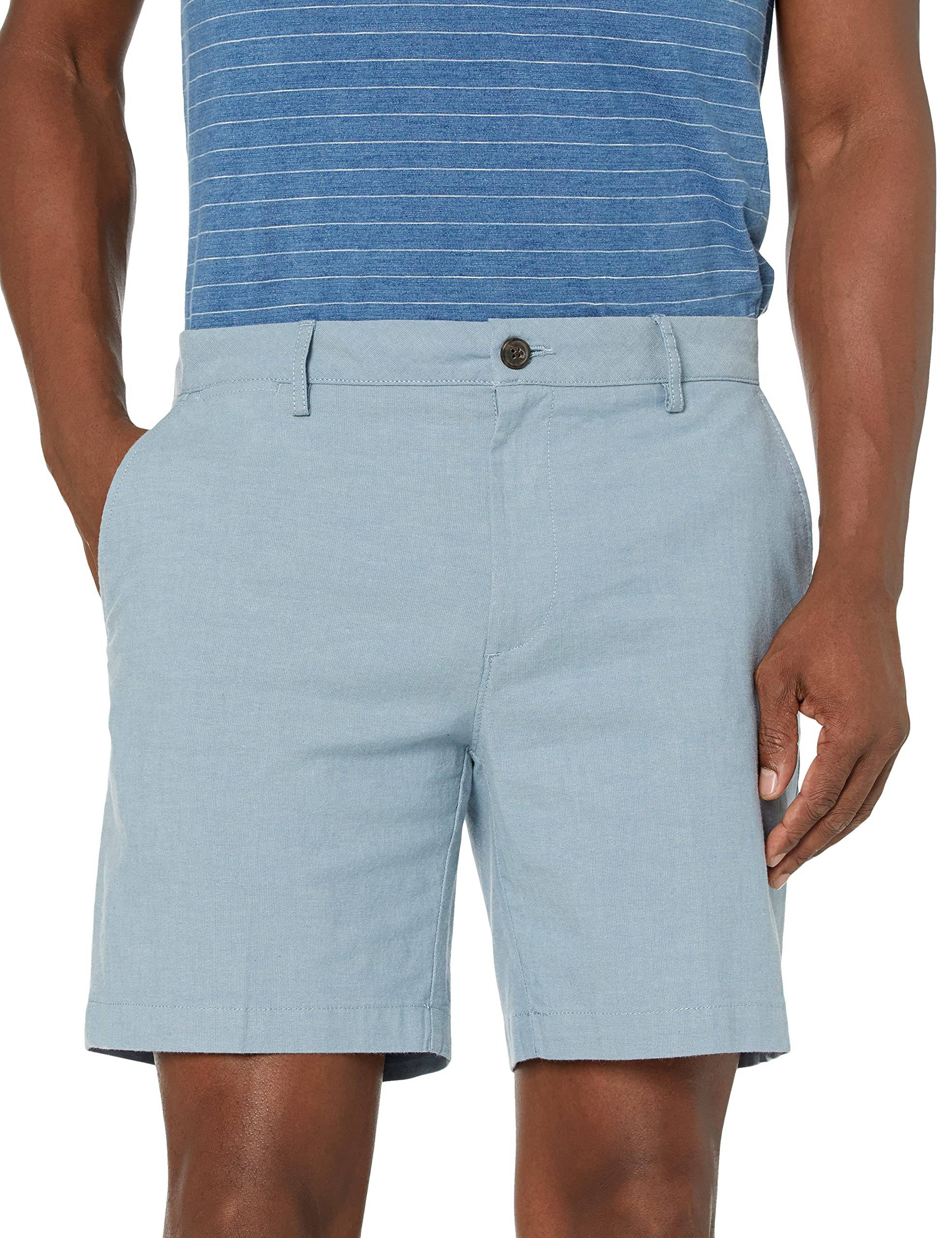 Men's Slim-Fit 7" Lightweight Comfort Stretch Oxford Shorts (Previously Goodthreads)