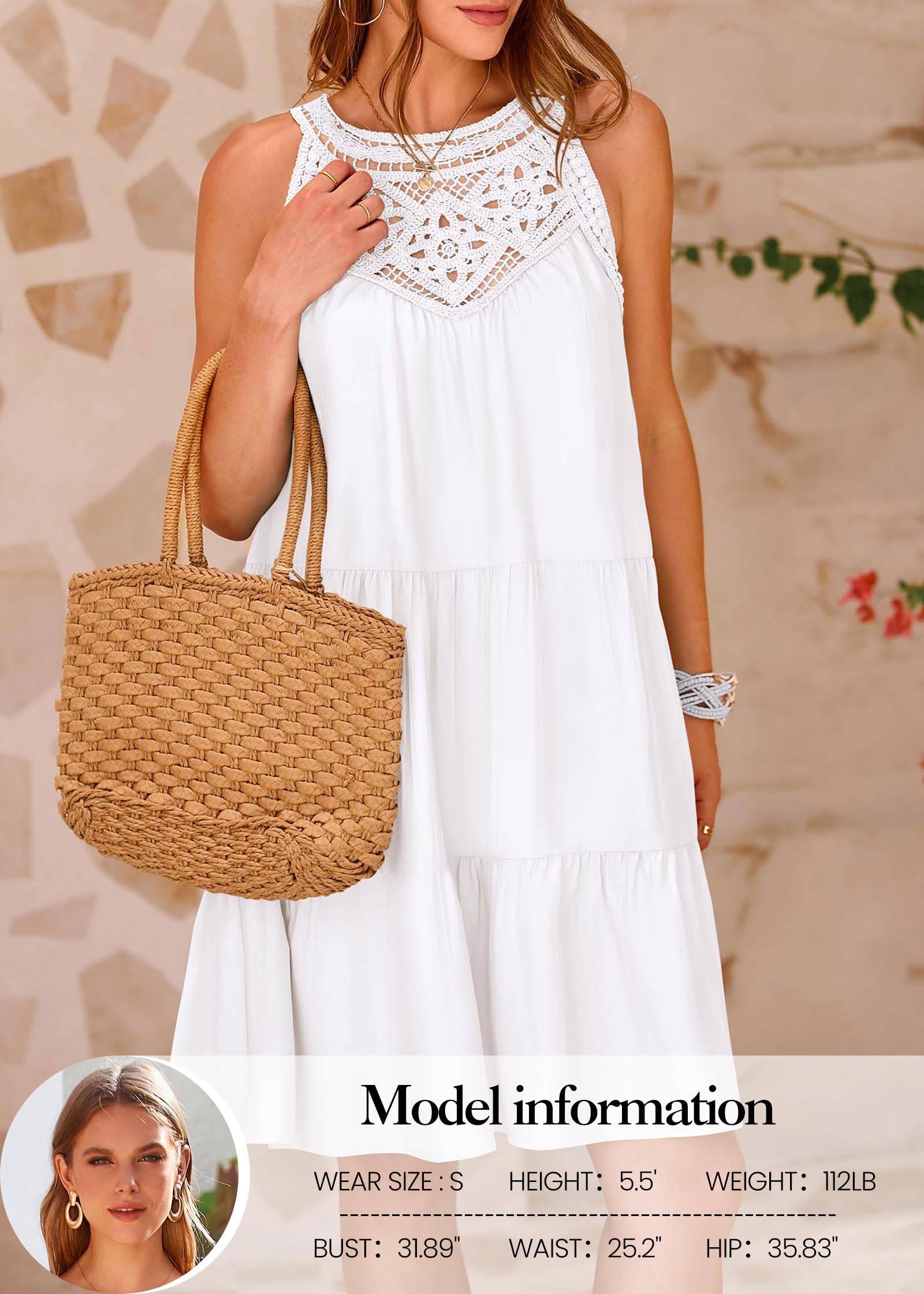 Womens Summer Casual Sundress A Line Dresses