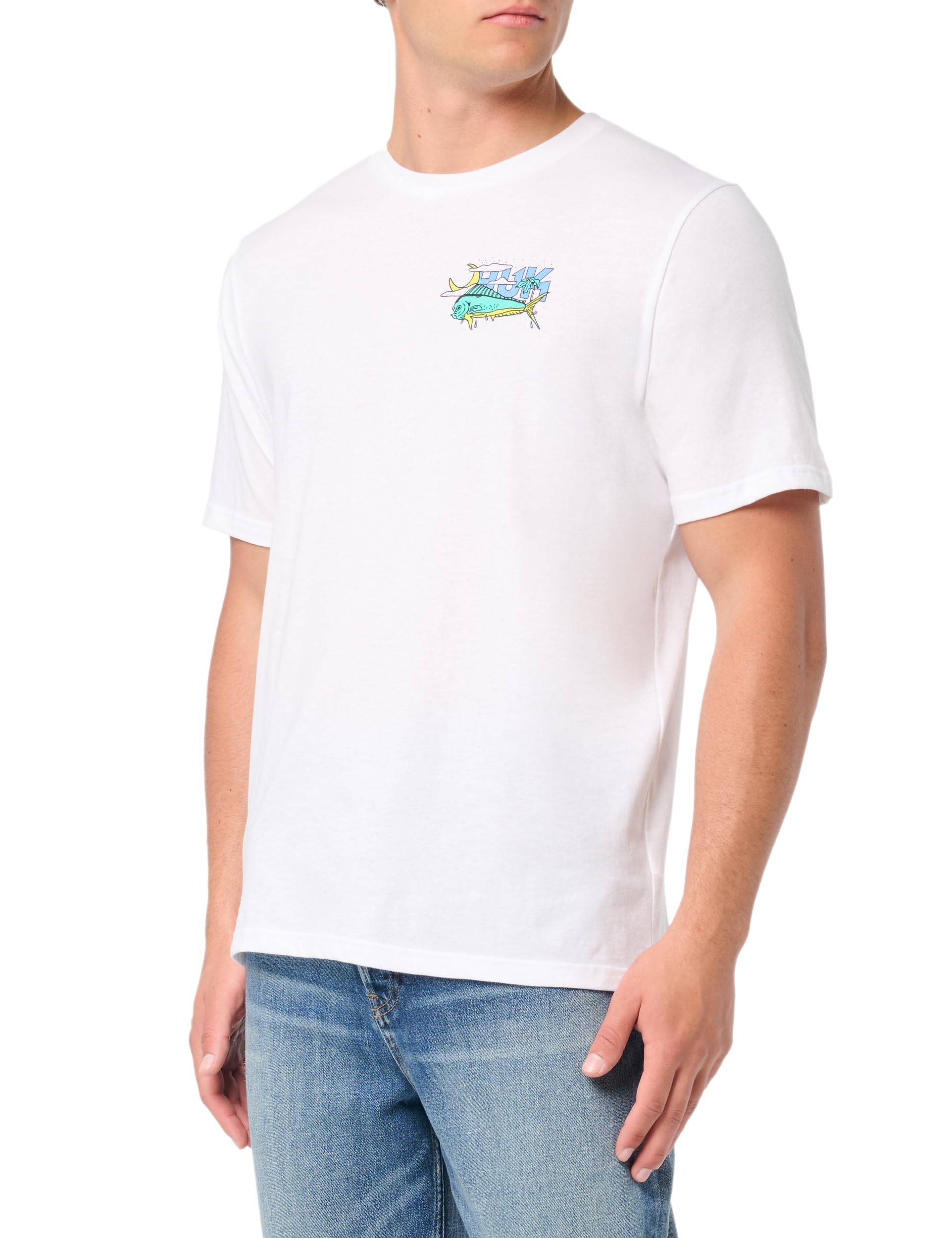 Men's Fishing Graphic Tee, Performance Short Sleeve, Quick-dry