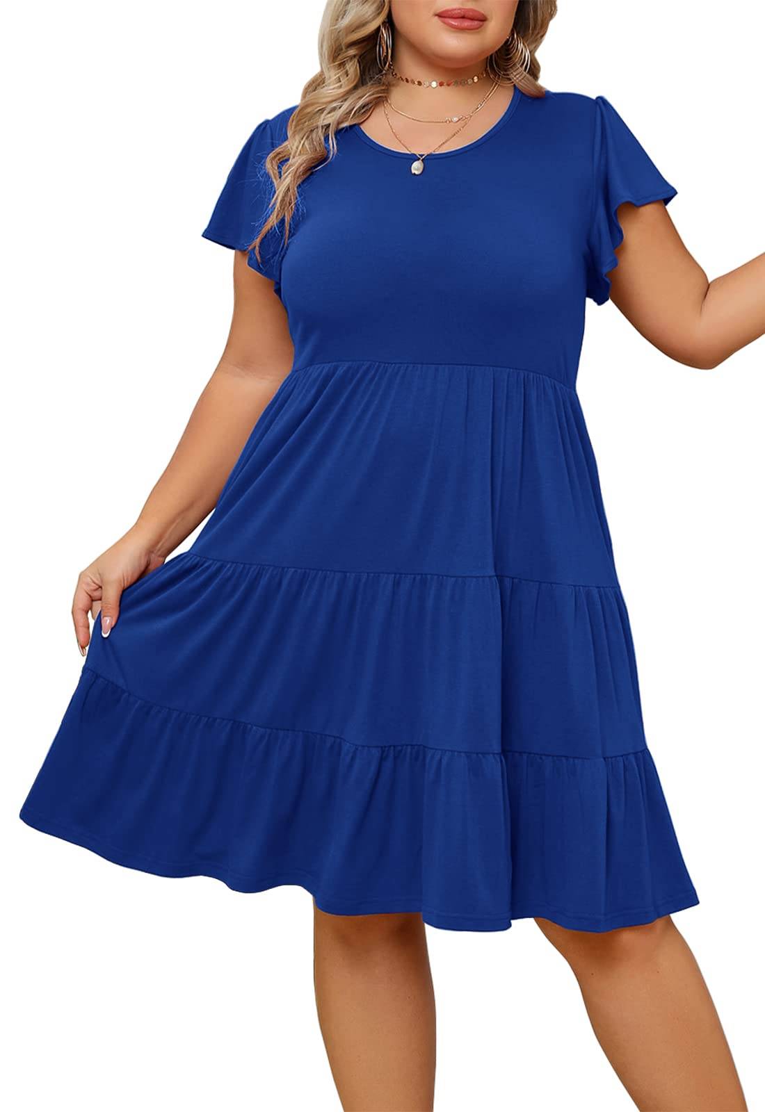 Plus Size Summer Dress for Women Aline Sundresses