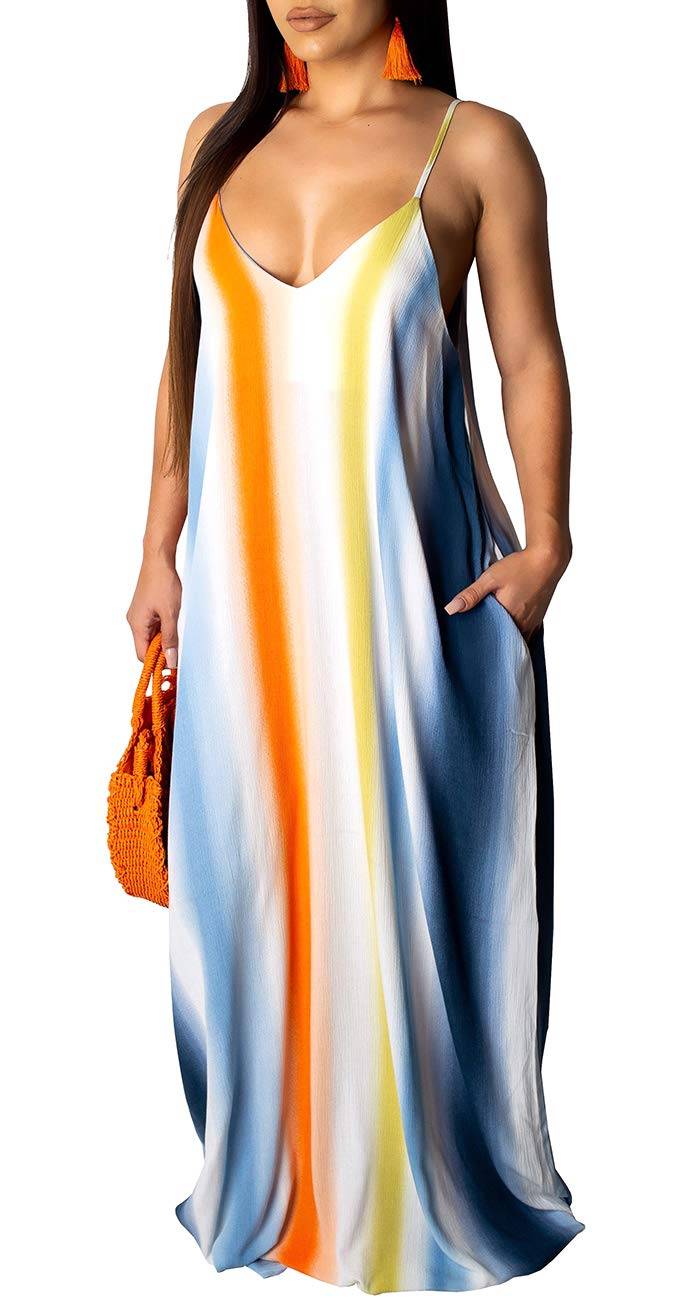 Summer Maxi Dresses for Women Plus Size Sundresses