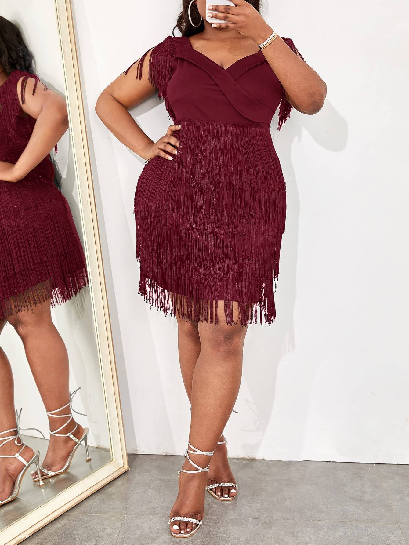 Women's Plus Size High Rise Party Dress