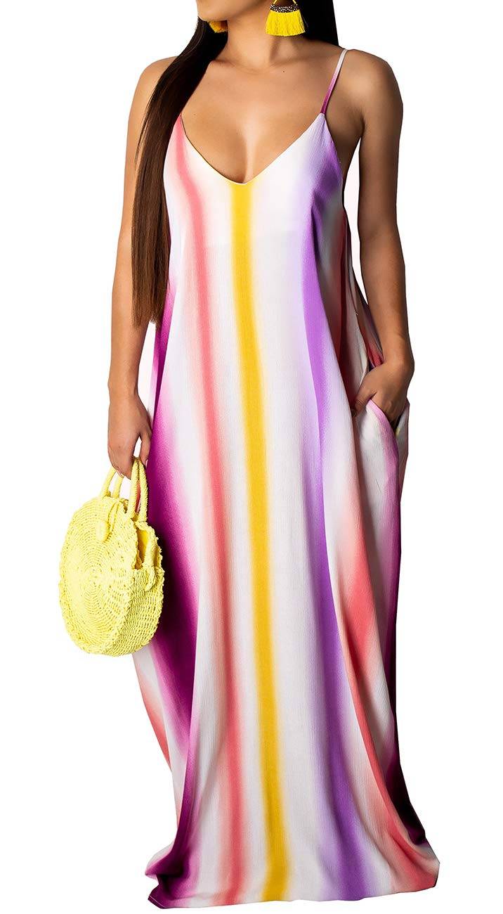 Summer Maxi Dresses for Women Plus Size Sundresses