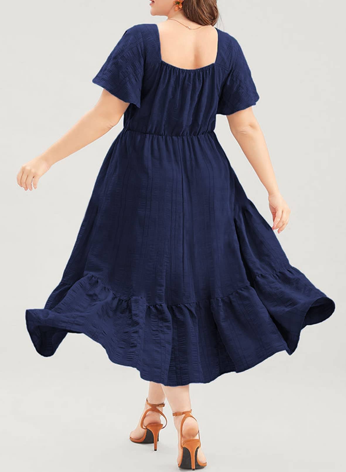 Womens Plus Size Dress Maxi Long Dresses