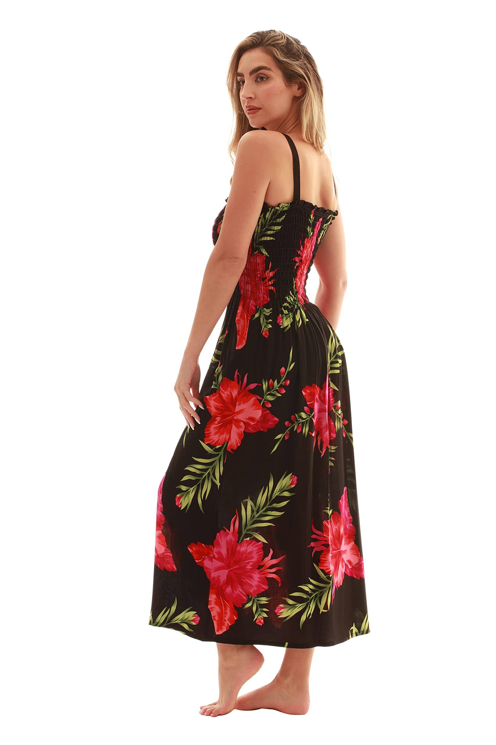 Women Floral Print Sundress Cover Up Summer Dress