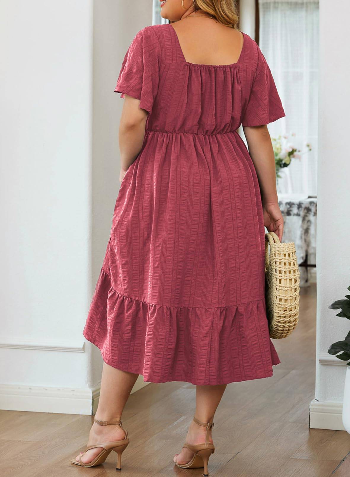 Womens Plus Size Dress Maxi Long Dresses