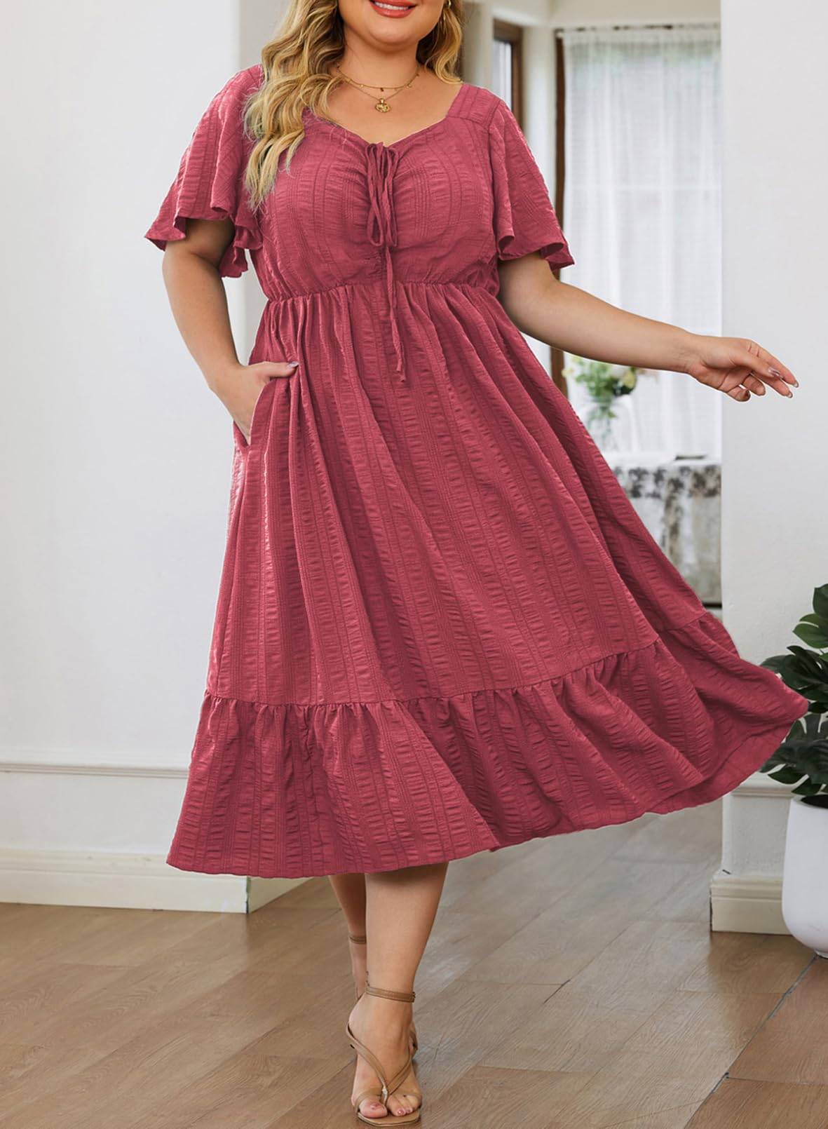 Womens Plus Size Dress Maxi Long Dresses