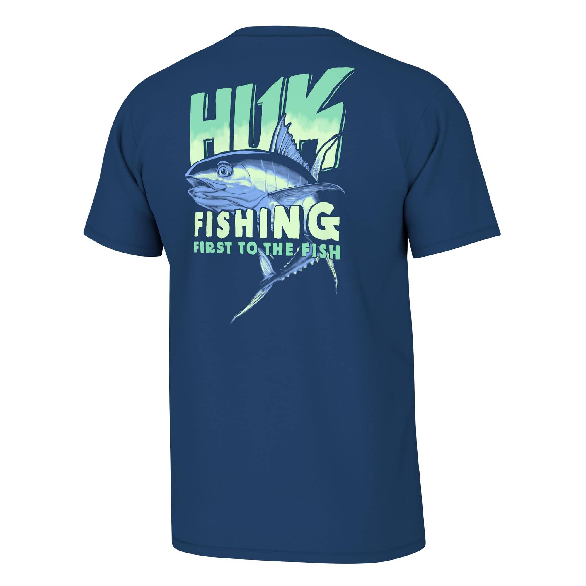 Men's Fishing Graphic Tee, Performance Short Sleeve, Quick-dry