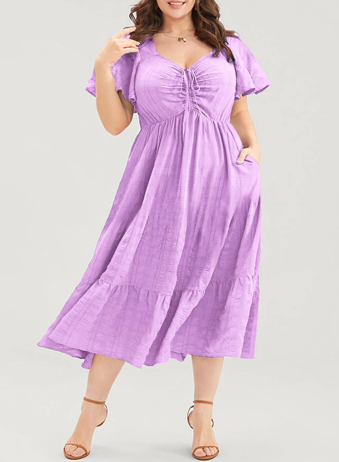 Womens Plus Size Dress Maxi Long Dresses