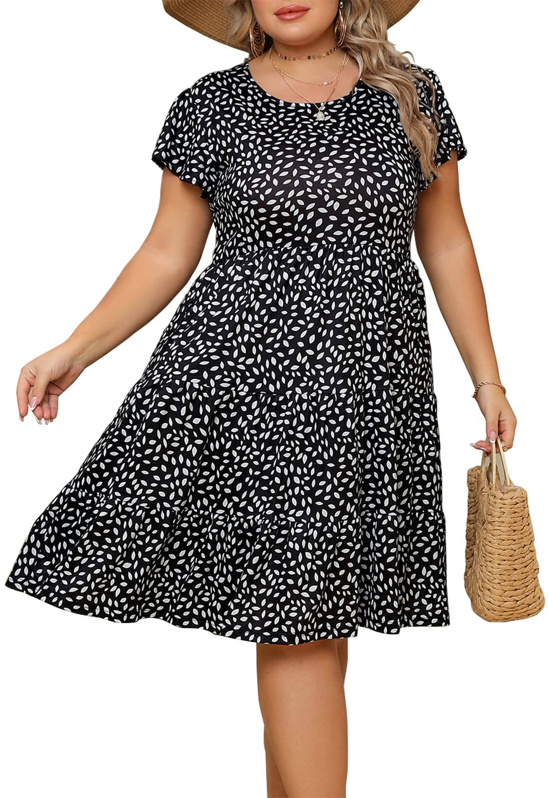 Plus Size Summer Dress for Women Aline Sundresses