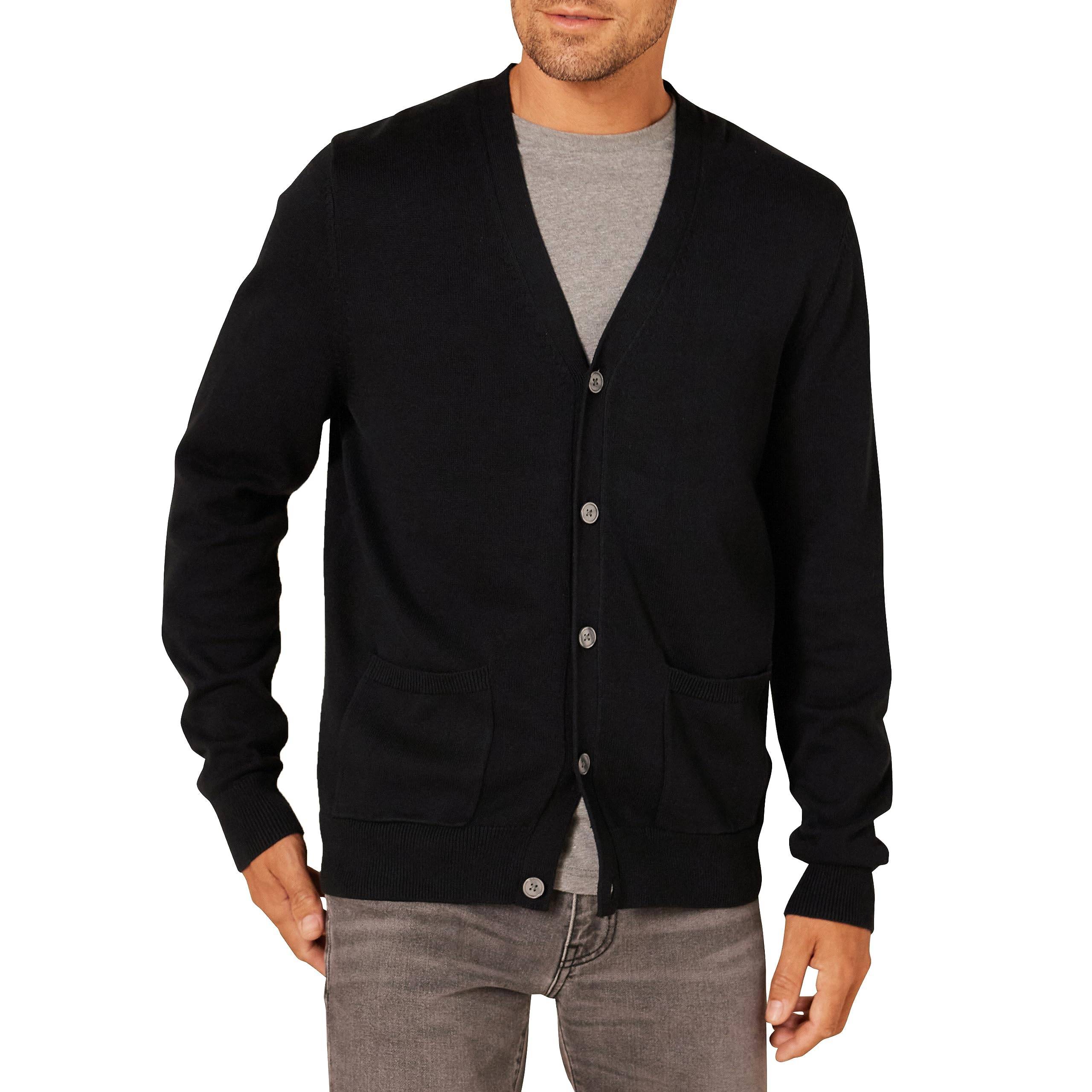 Men's Cotton Cardigan Sweater