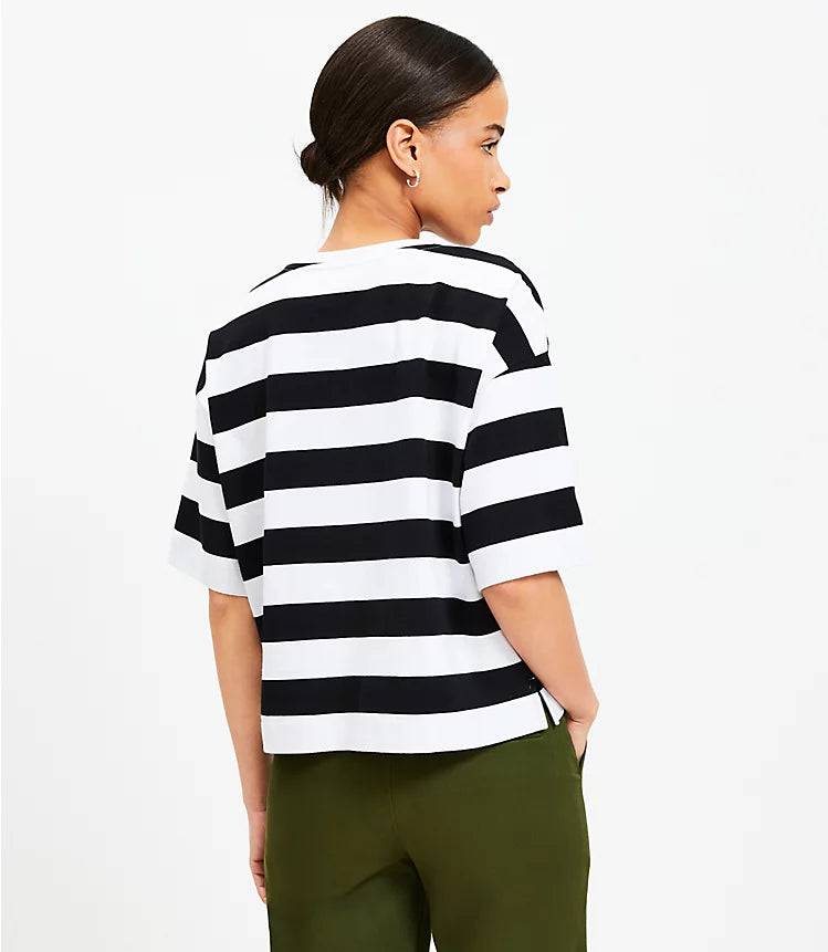 Striped Jersey Modern Tee