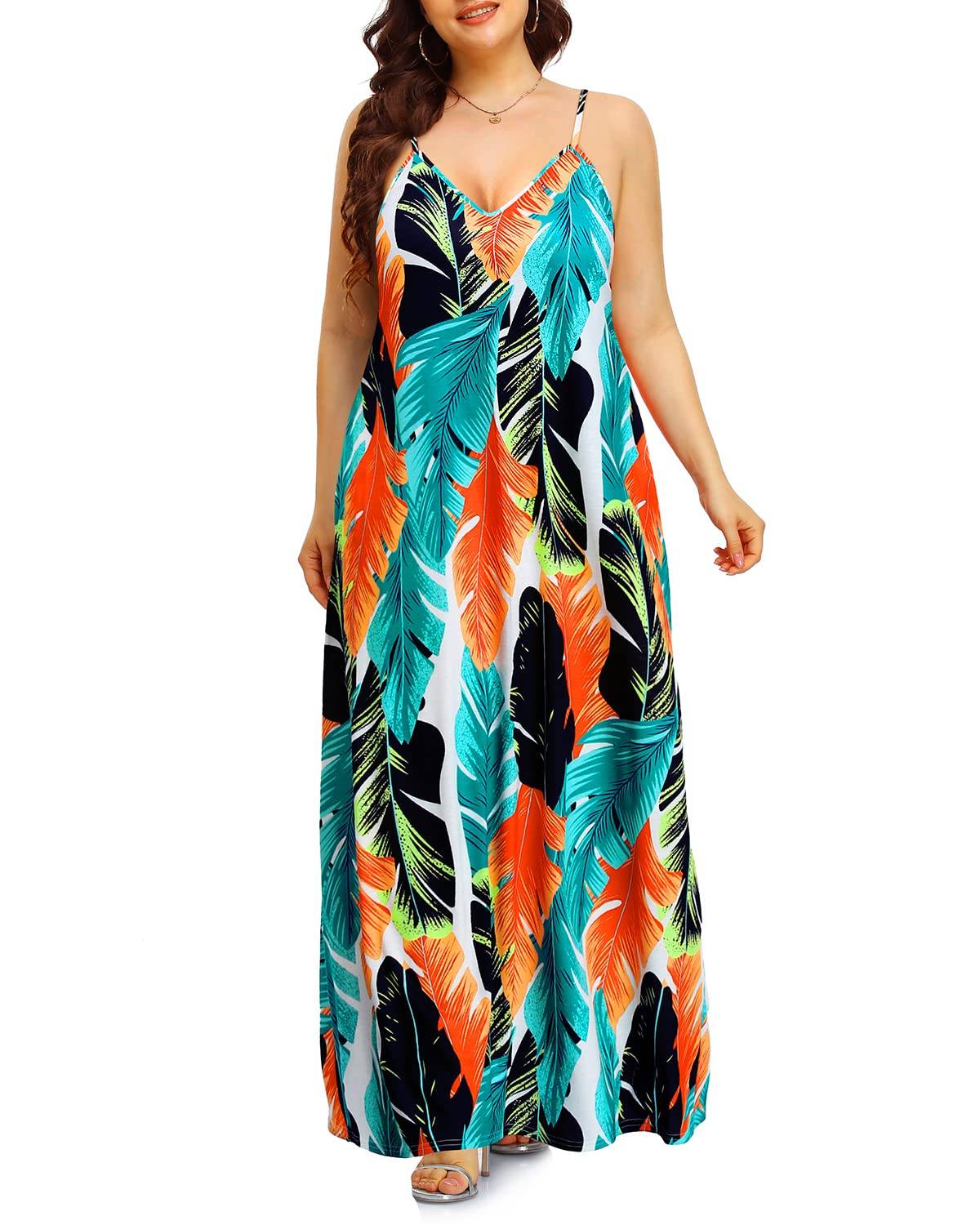 Fashion Women's Summer Maxi Dress Plus Size