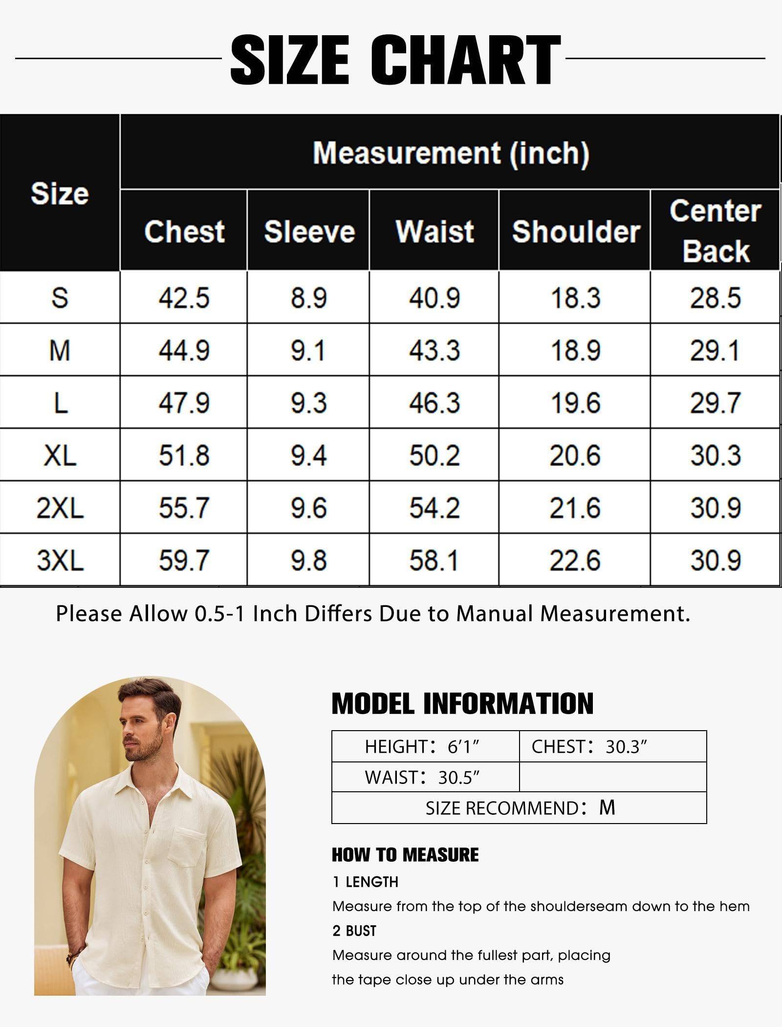 Mens Button Down Short Sleeve Shirt Casual Shirts Summer Beach Textured Shirts with Pocket