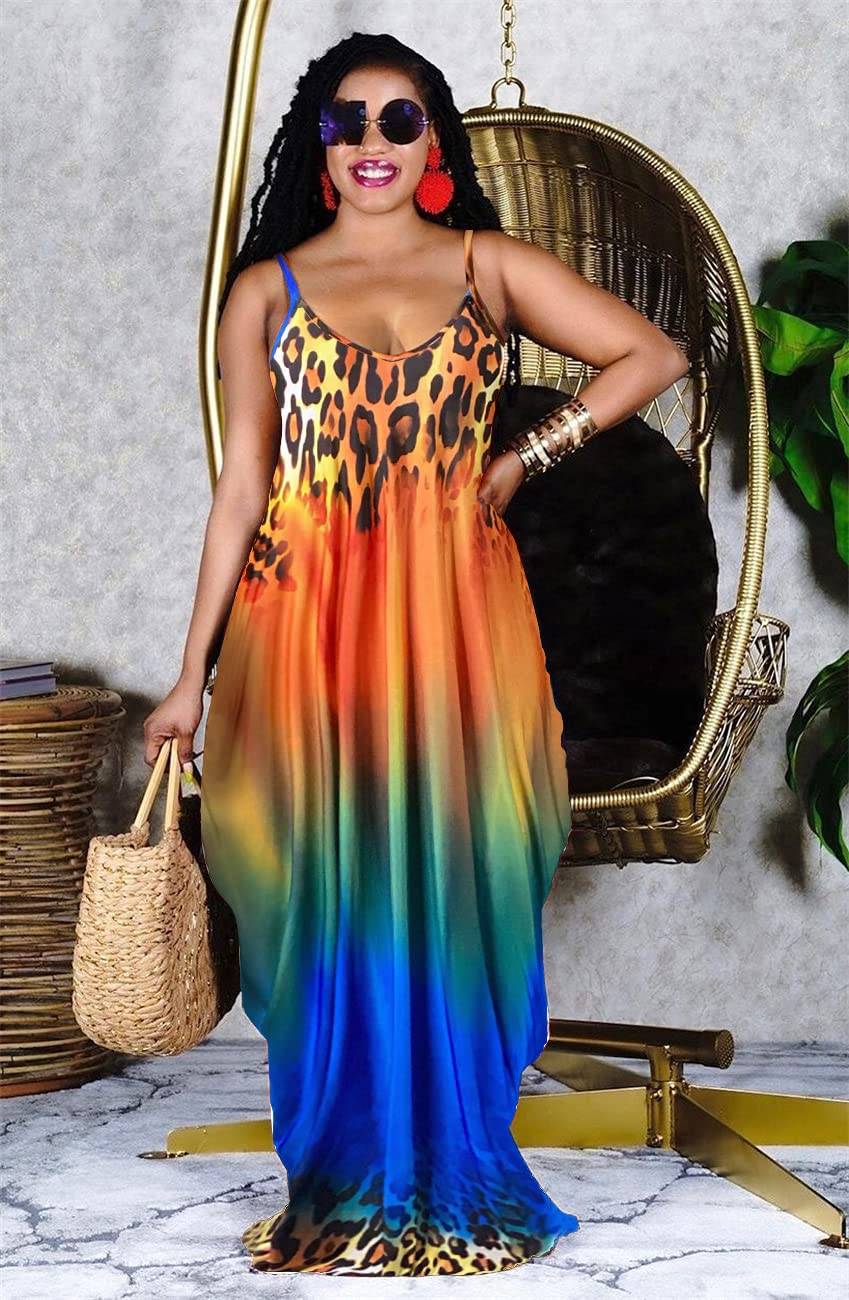 Women's Plus Size Dresses Beach Boho Sundress