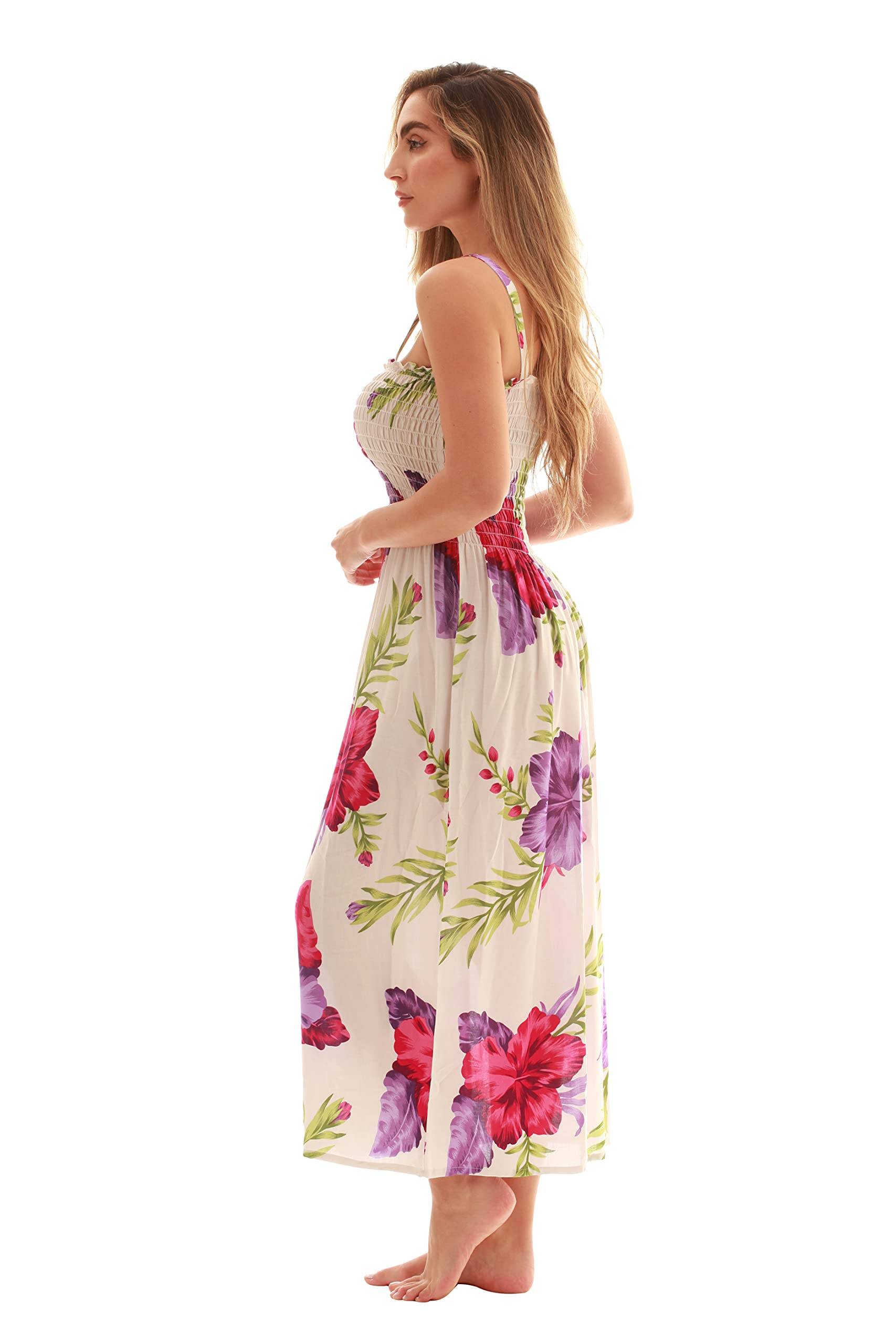 Women Floral Print Sundress Cover Up Summer Dress