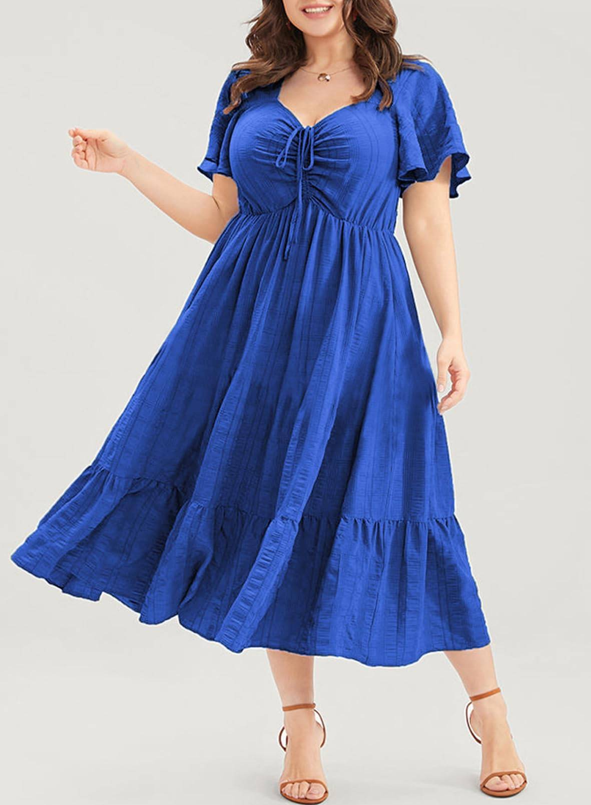 Womens Plus Size Dress Maxi Long Dresses