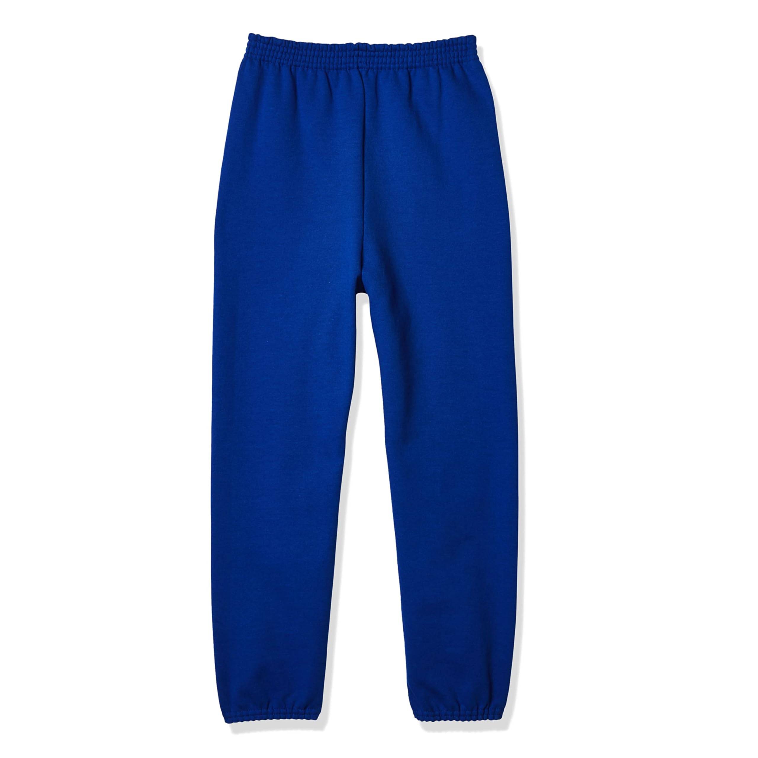 Fleece Sweatpants, Midweight Cotton/Poly Fleece Pants for Boys, Cuffed Sweats