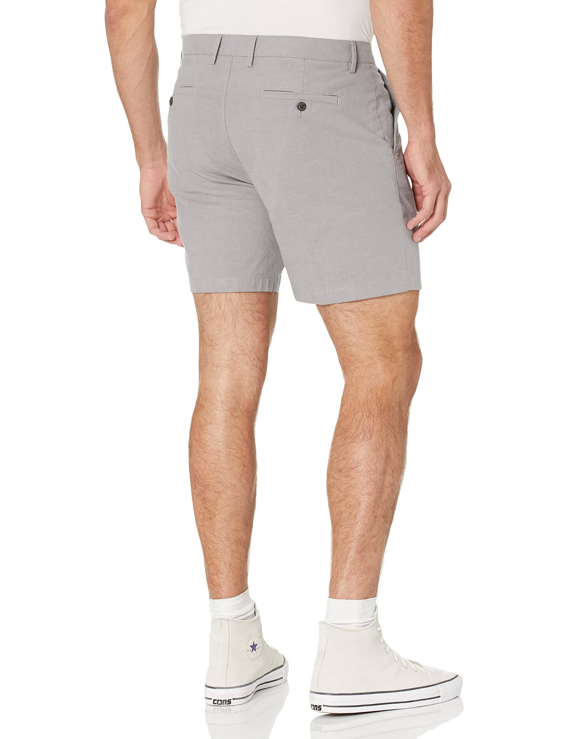 Men's Slim-Fit 7" Lightweight Comfort Stretch Oxford Shorts (Previously Goodthreads)