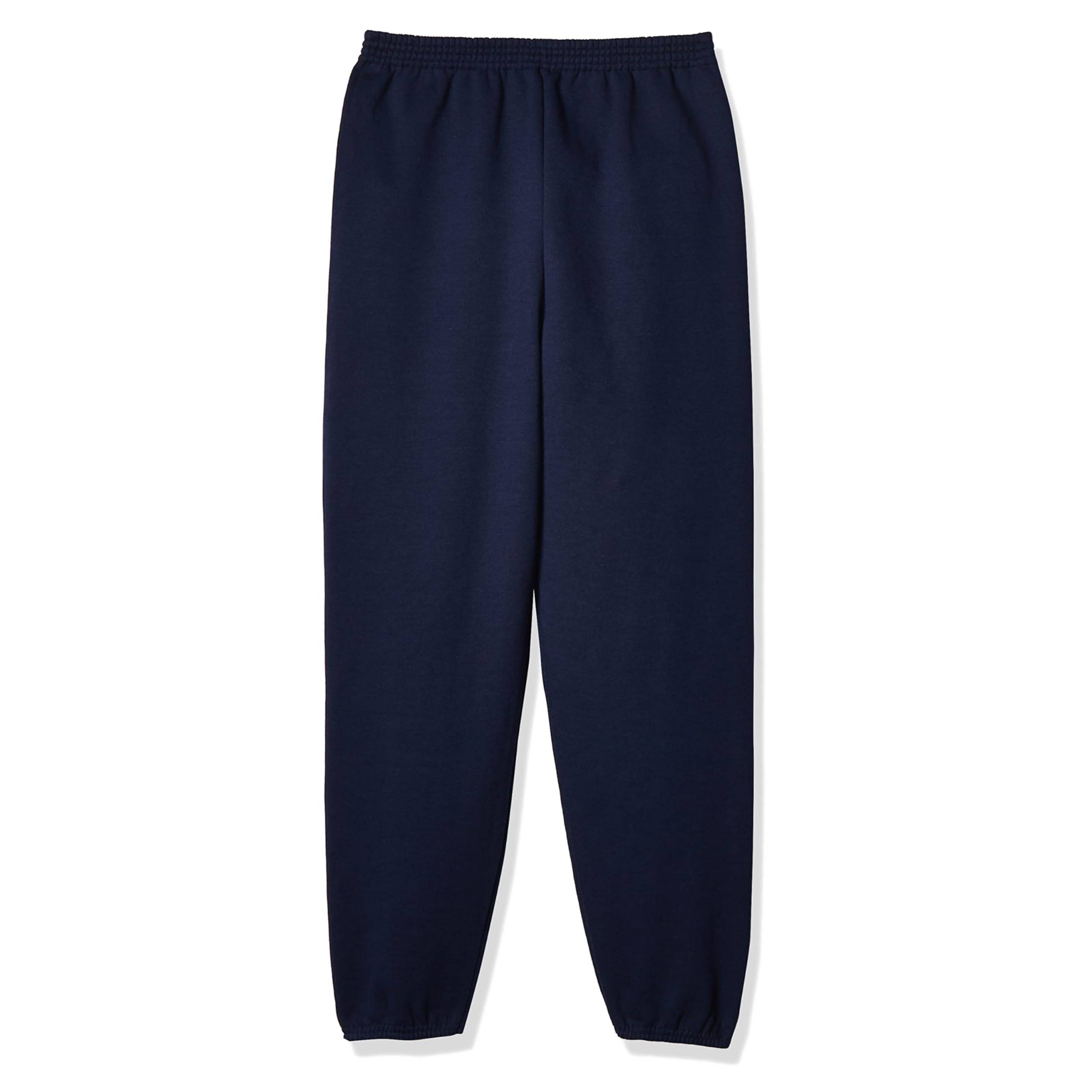 Fleece Sweatpants, Midweight Cotton/Poly Fleece Pants for Boys, Cuffed Sweats