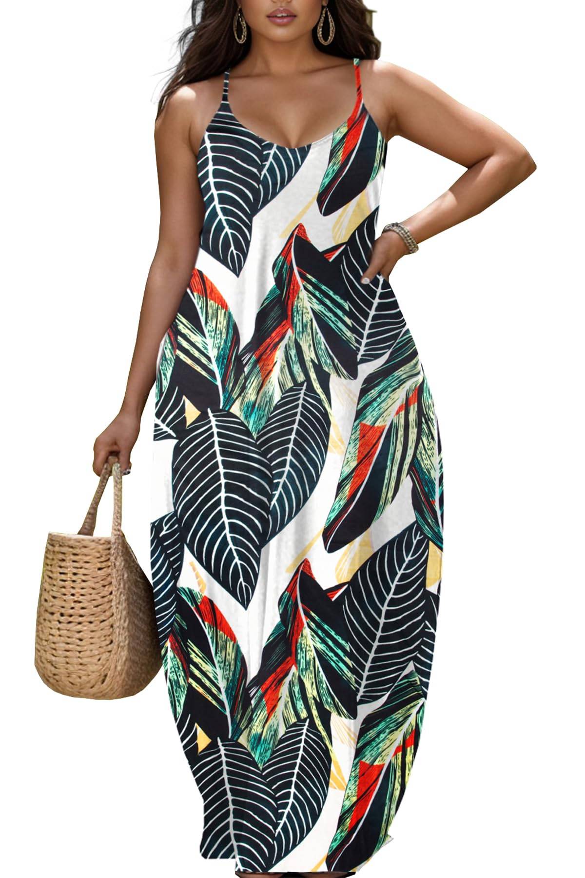 Women's Plus Size Dresses Beach Boho Sundress